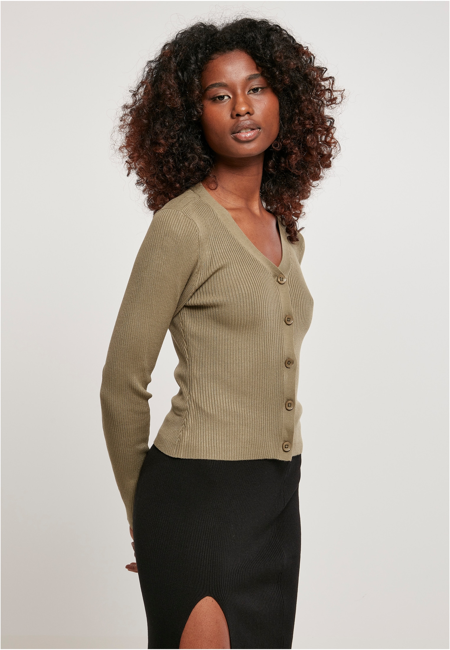 Ladies Cardigan«, Knit tlg.) online »Damen bestellen (1 | Cardigan Rib URBAN BAUR Short CLASSICS