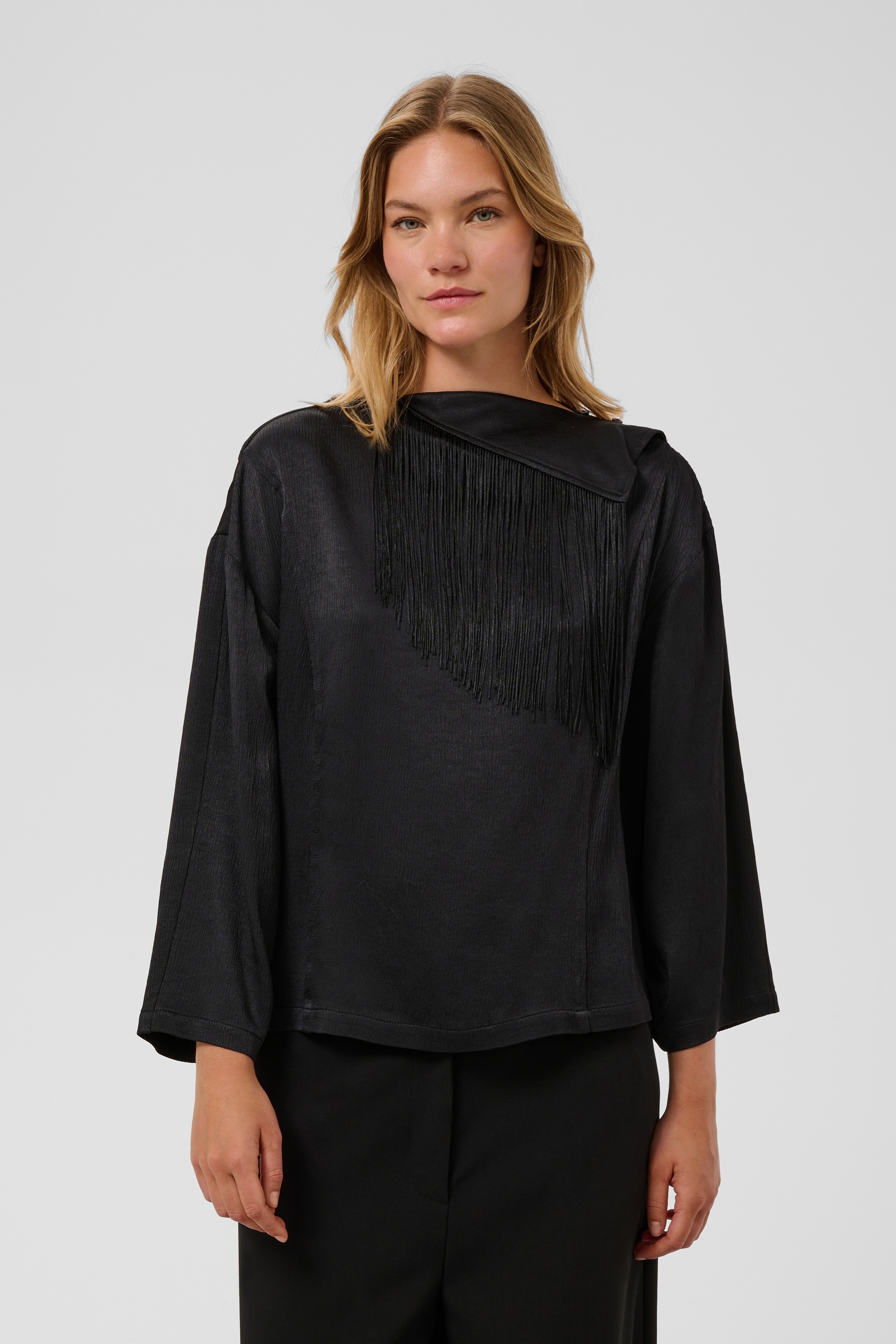SOAKED IN LUXURY Langarmbluse »Damen Bluse langarm SLMirabella«