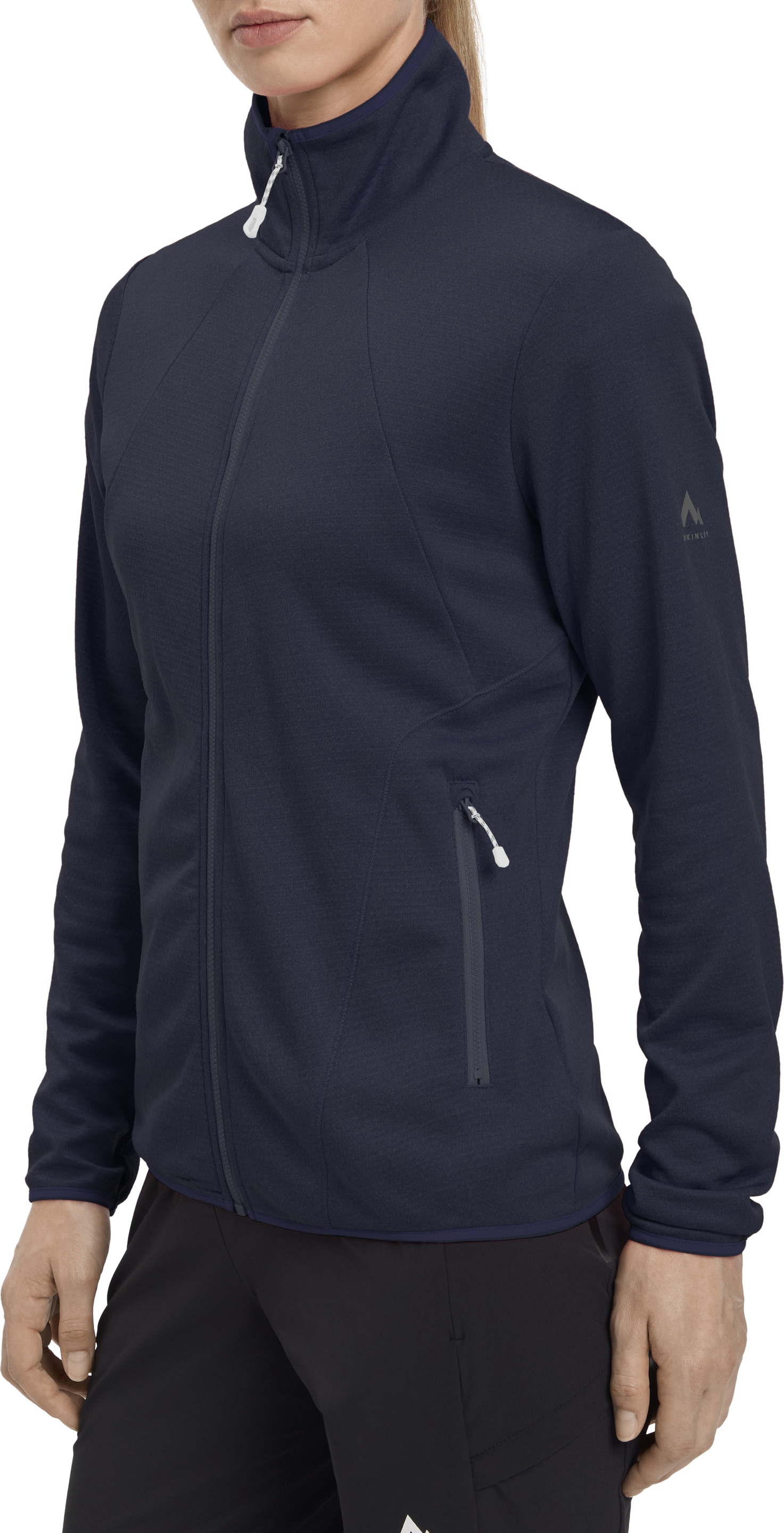 McKINLEY Fleecejacke "DA.-UNTERJACKE ROTO III W" mit Stehkragen, Reißverschlusstaschen