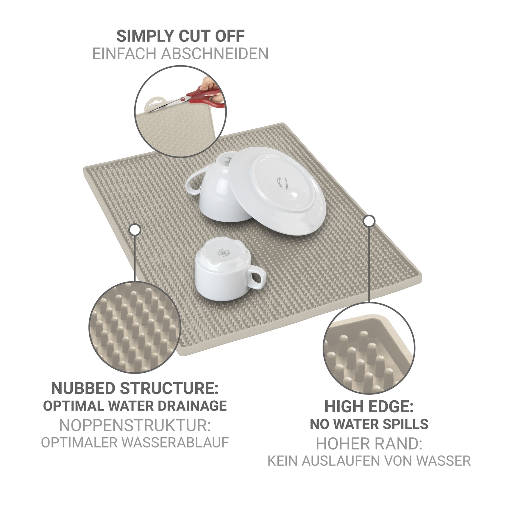 WENKO Abtropfmatte »Modell Maxi«