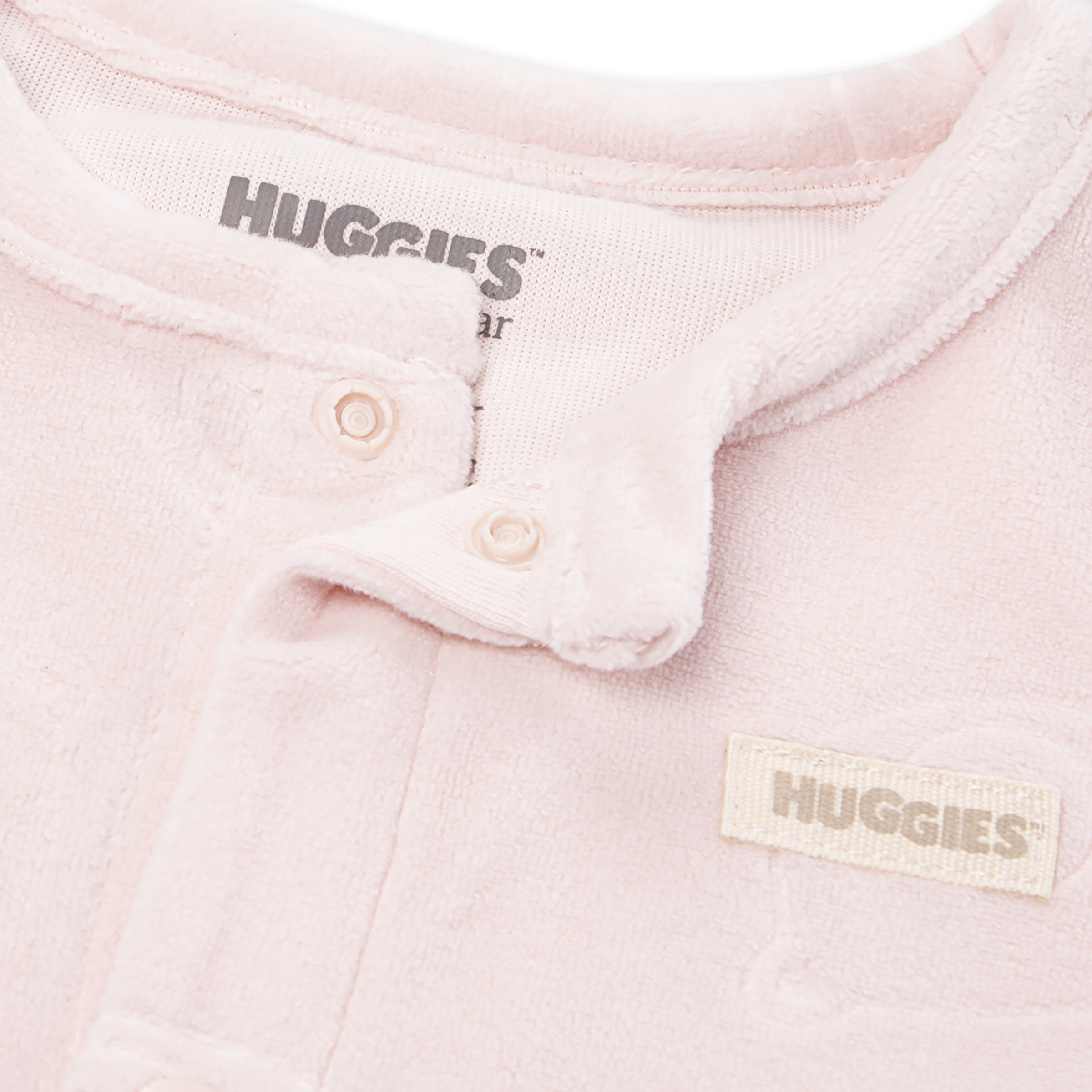 HUGGIES babywear Strampler »HUGG FOOTED COVERALL« Pflegeleichte Fleece- Qualität