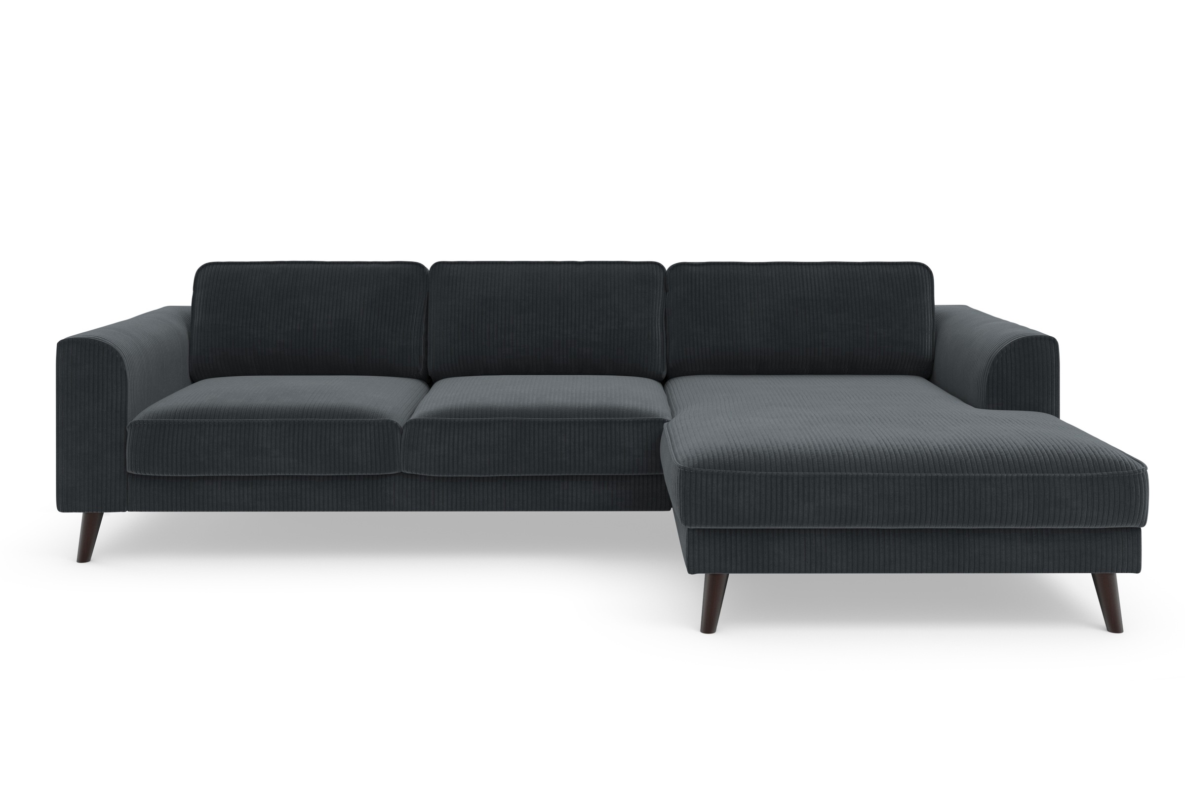 TRENDMANUFAKTUR Ecksofa »Lumber Jack, elegantes Designsofa, zeitlos modern, hoher Sitzkomfort«, wahlweise mit Bettfunktion u. Bettkasten, L-Form
