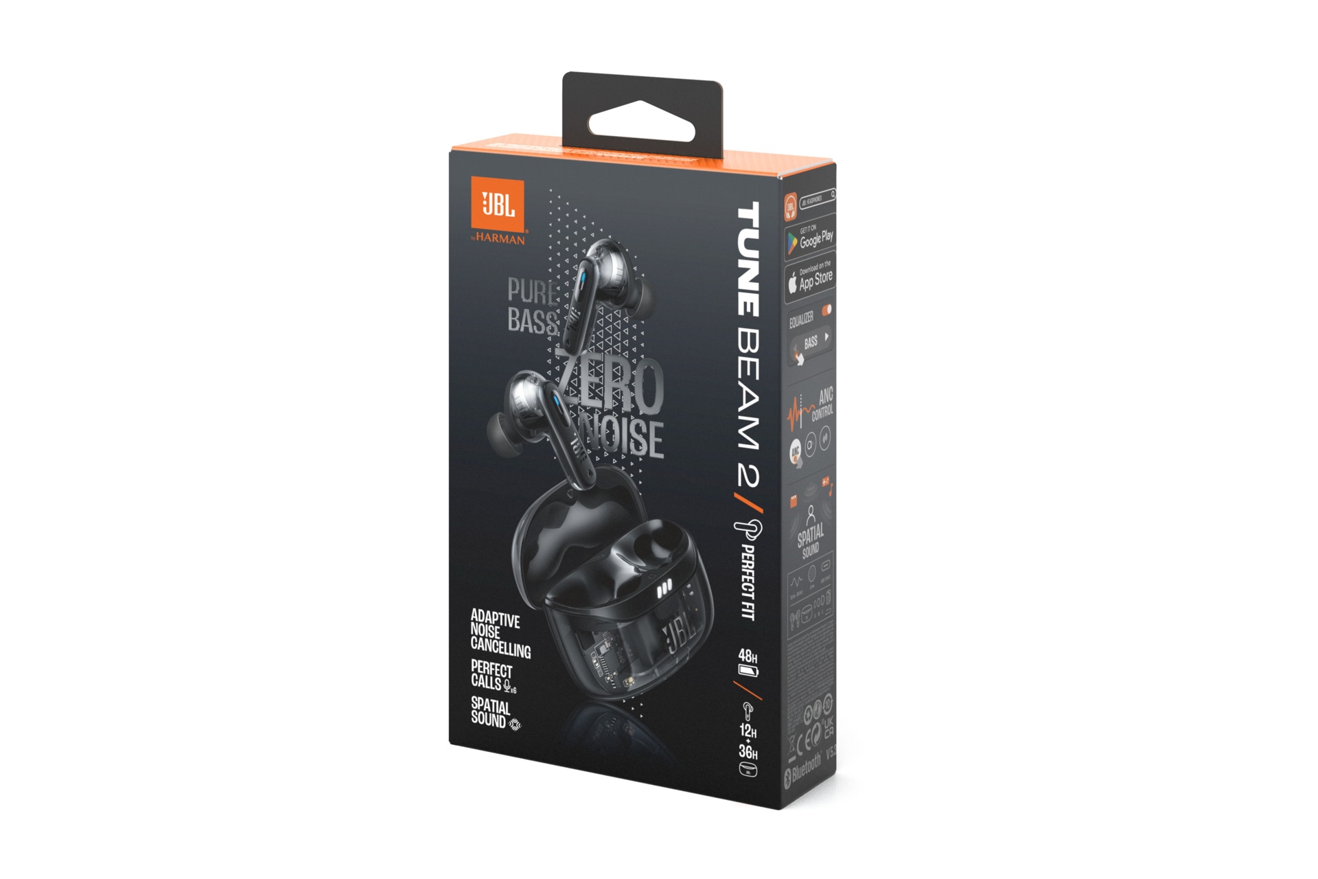 JBL wireless In-Ear-Kopfhörer »TUNE BEAM 2«, A2DP Bluetooth, Active Noise Cancelling (ANC)