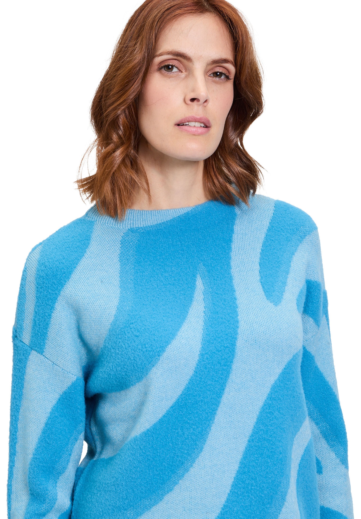Betty&Co Strickpullover »Betty & Co Damen Strickpullover mit Jacquard«, (1 tlg.), Jacquard