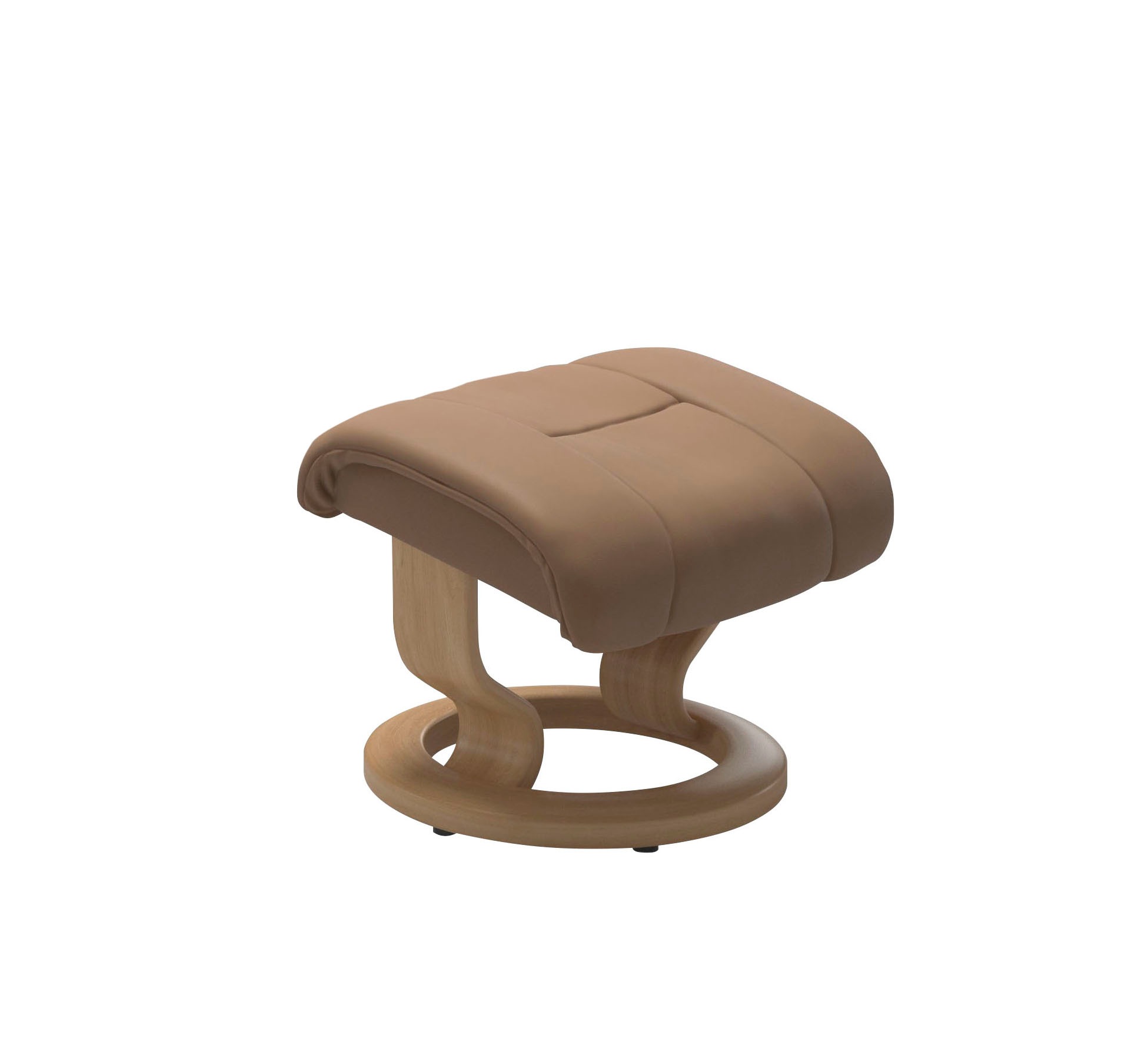 Thumbnail - Stressless "Reno" Set, Relaxsessel mit Hocker, mit Hocker, mit Classic Base, Größe S, M & L, Gestell Eiche