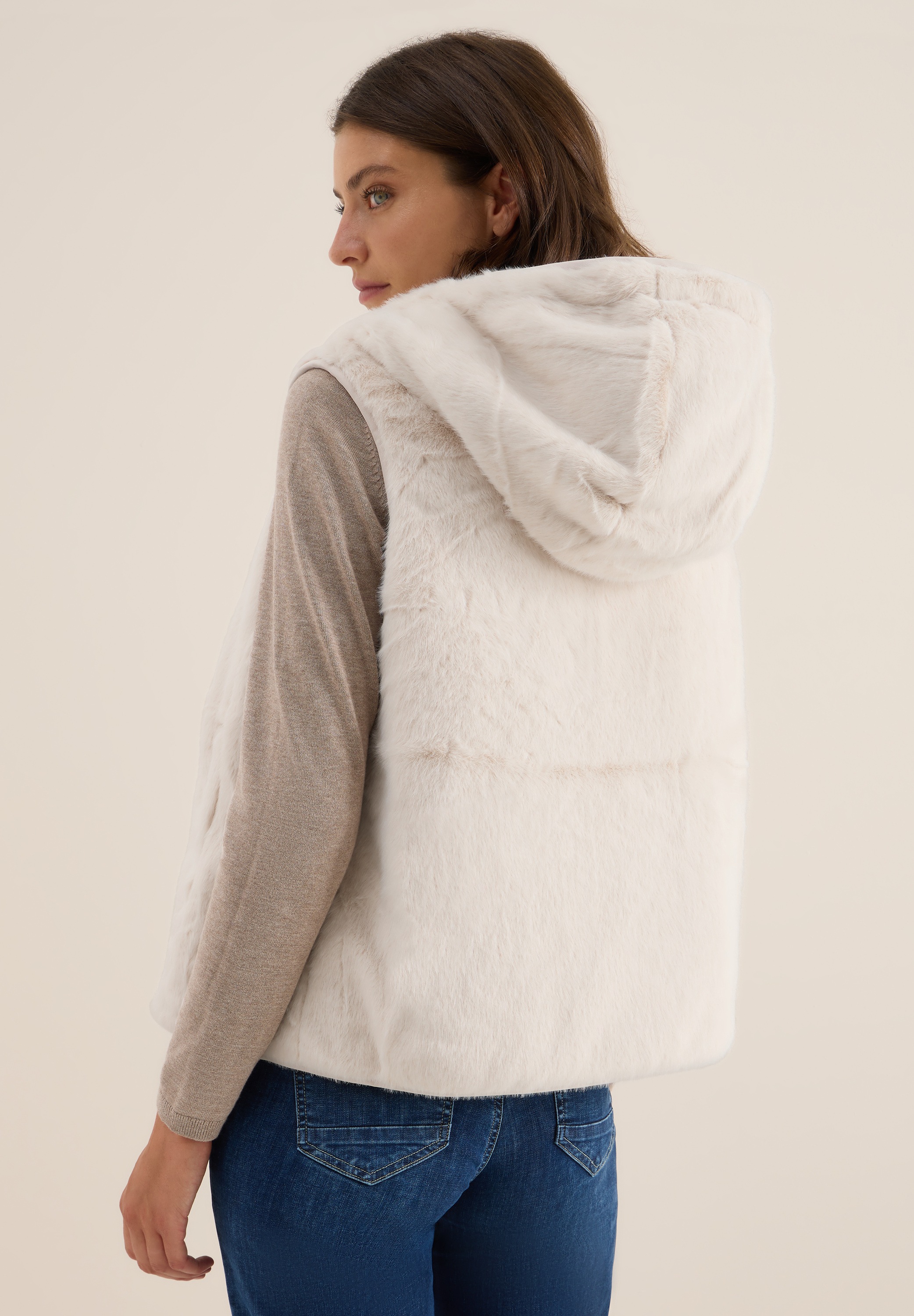 Cecil Fellweste mit Leomuster günstig online kaufen