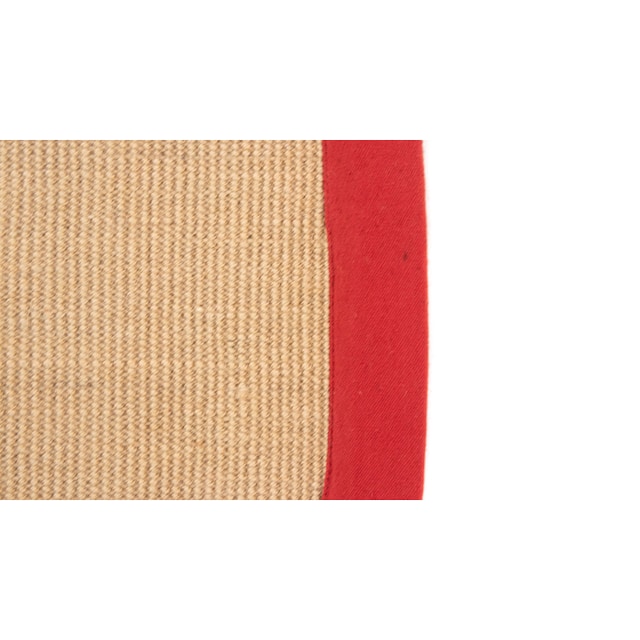carpetfine Sisalteppich »Sisal«, rund, mit farbiger Bordüre, Anti-Rutsch  Rückseite auf Rechnung | BAUR