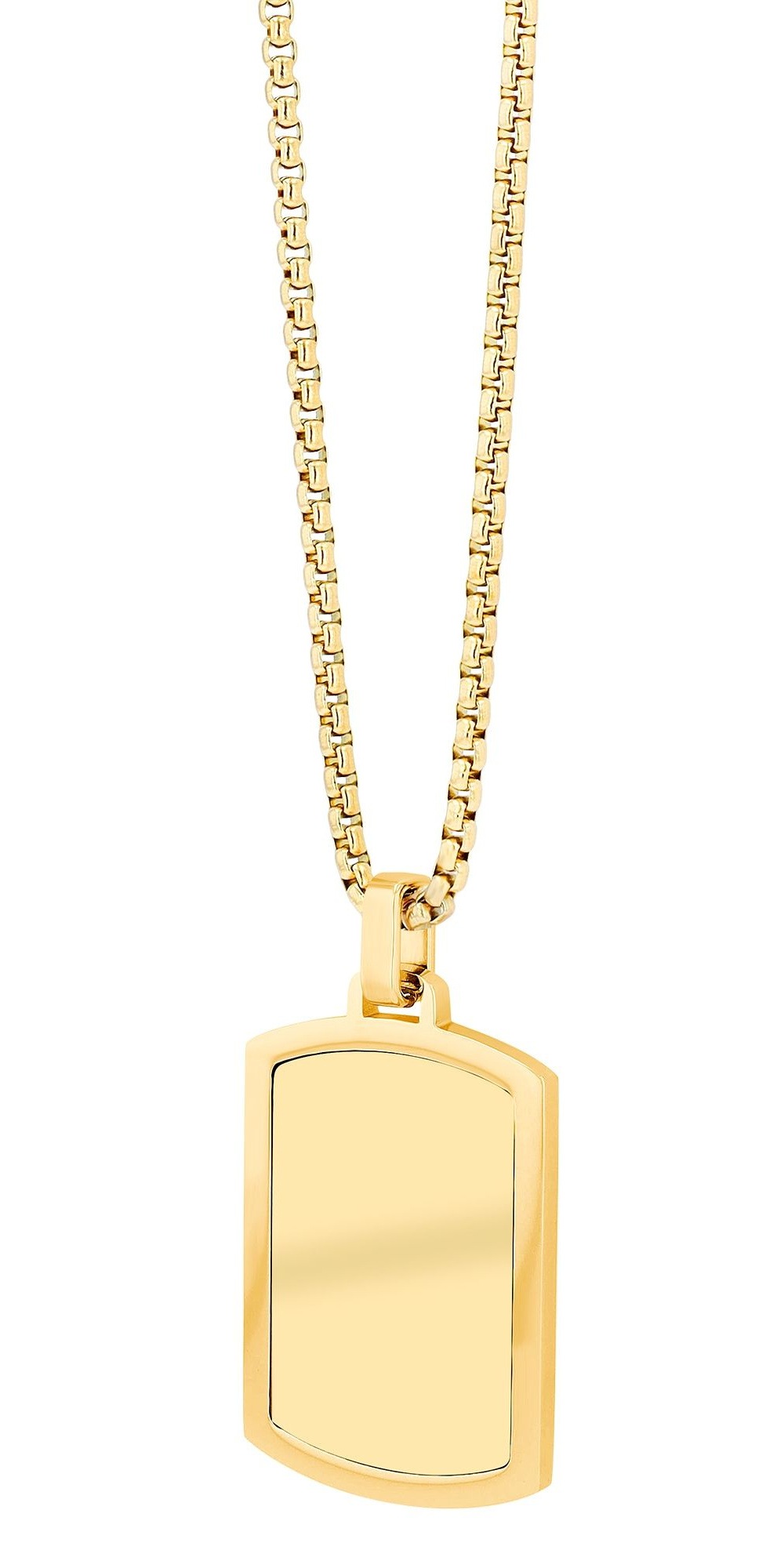 Kette ohne Anhänger ADELIA´S "Unisex Halskette mit Anhänger – aus Edelstahl", gold, Halsketten, Damen, 61cm, Edelstahl, Ideal als Geschenk für besondere Anlässe