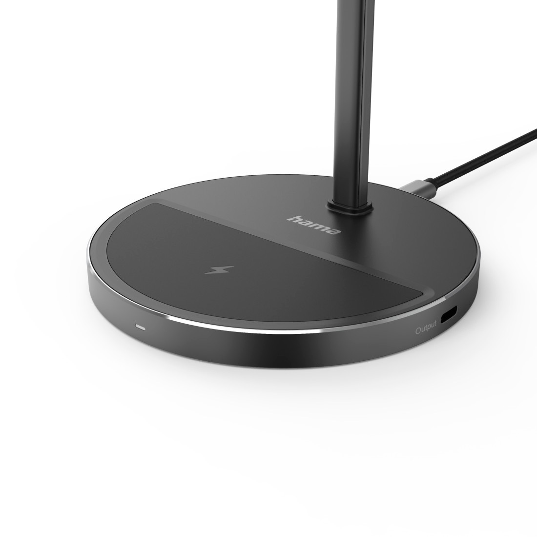 Hama Wireless Charger »Qi2-Ladestation mit 15 W und magnetischer Smartphone-Halterung« Magnetische Ausrichtung, Standhalterung, Apple-Watch-Lademodul