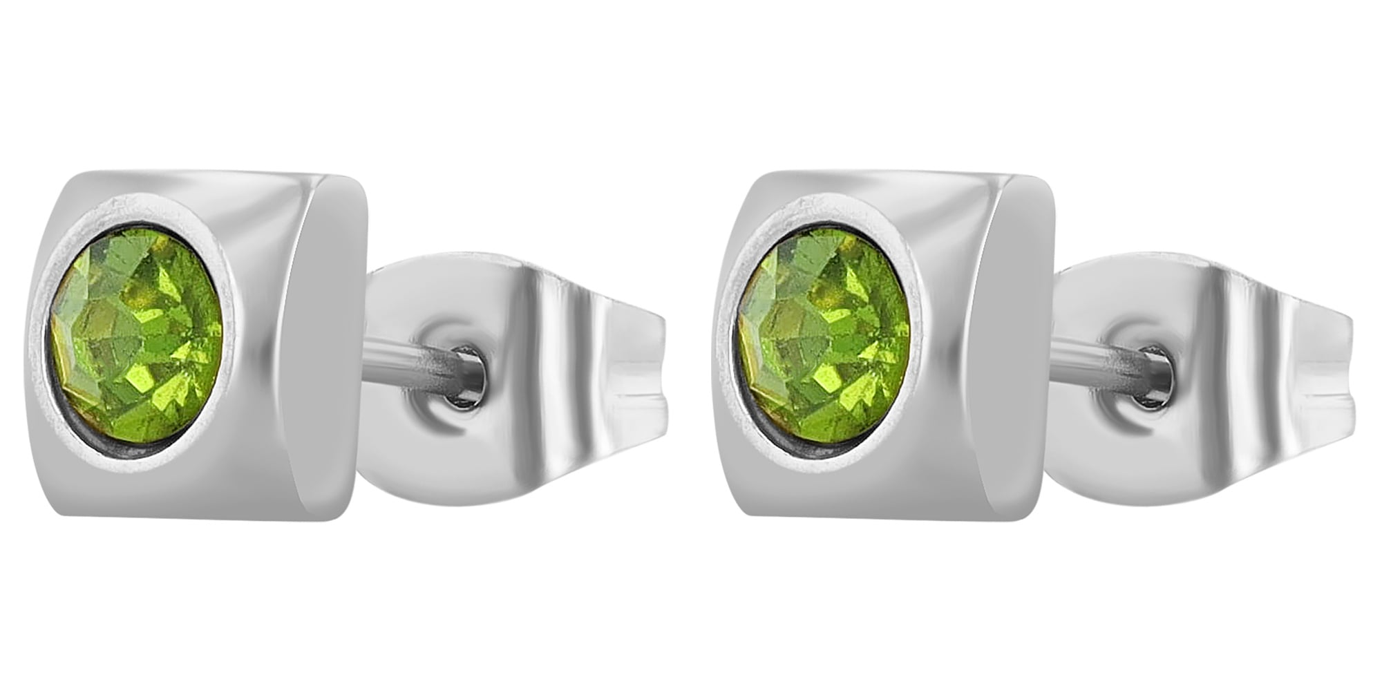 Adelia´s Paar Ohrhänger »Damen Ohrringe – Ohrstecker aus Edelstahl mit Strass Steinchen« Ein kleines Geschenk mit großer Wirkung