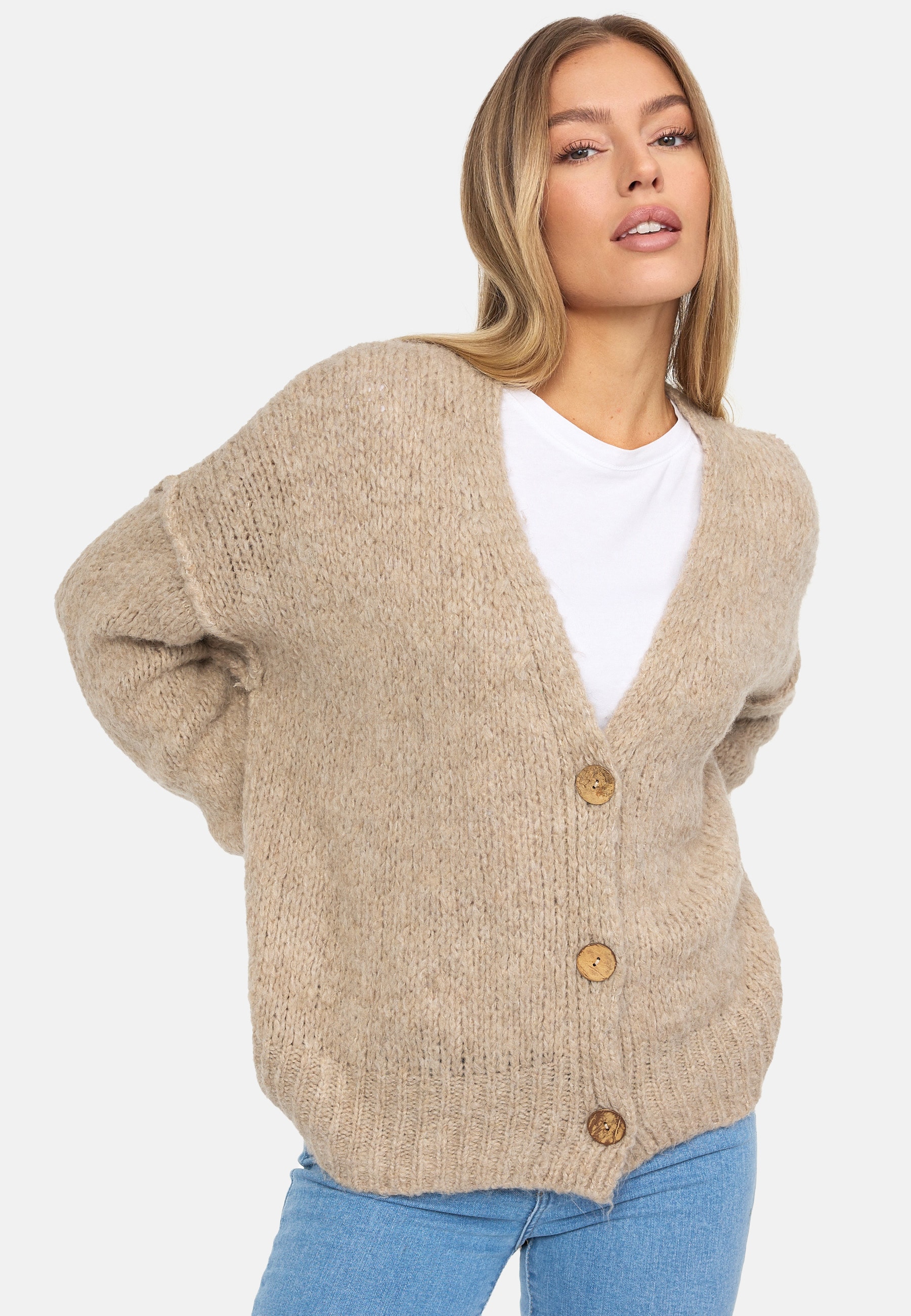 Decay Strickjacke, mit hohem Tragekomfort