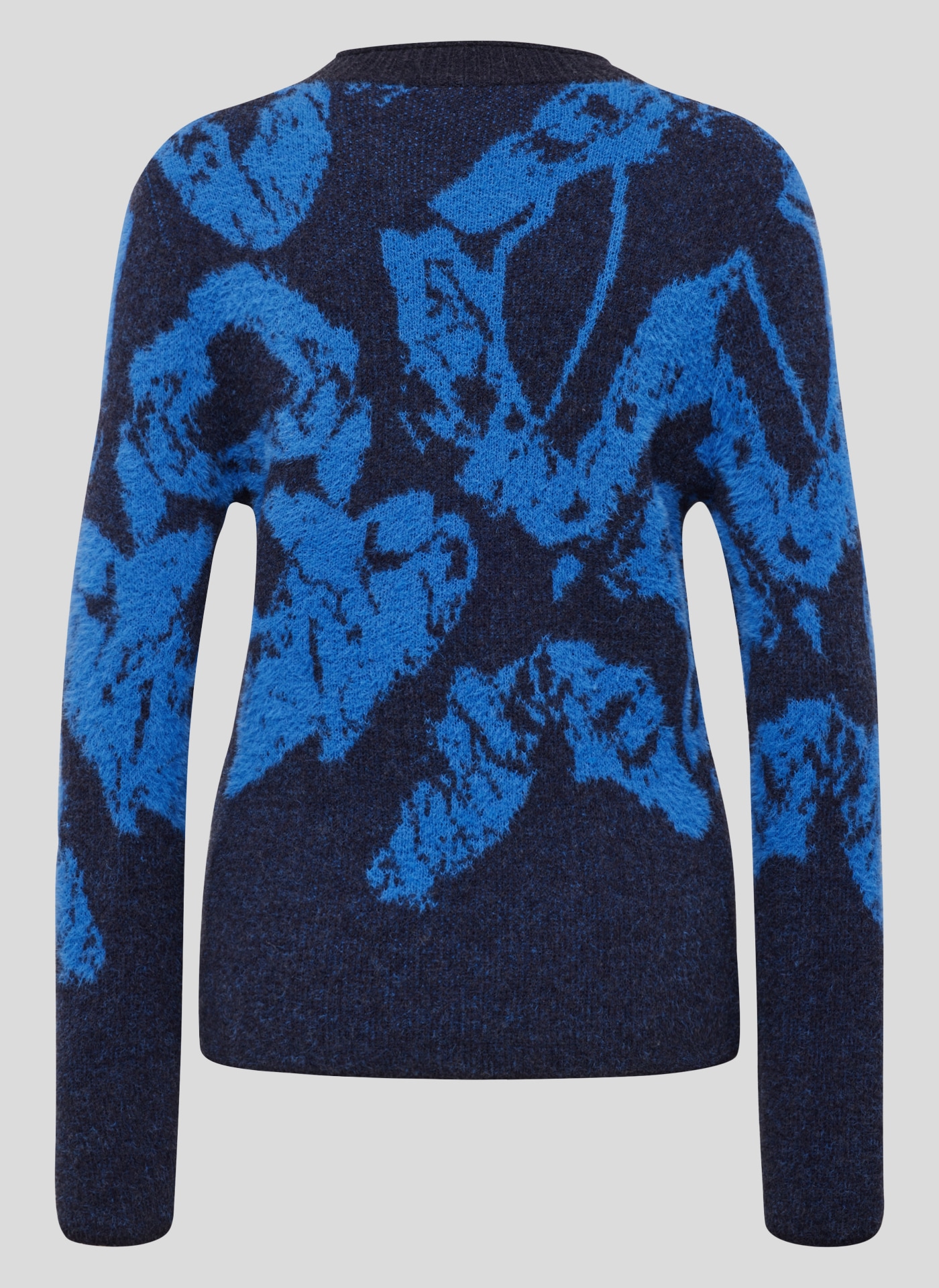 Rabe Strickpullover »RABE Pullover mit floralem Jacquardmuster«