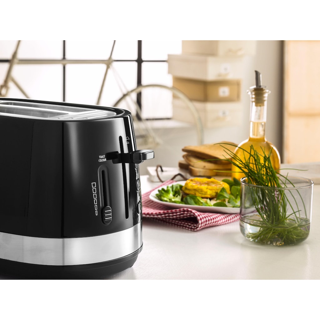 De'Longhi Toaster »ACTIVE LINE CTLA2103.BK«, 2 kurze Schlitze, für 2 Scheiben, 900 W