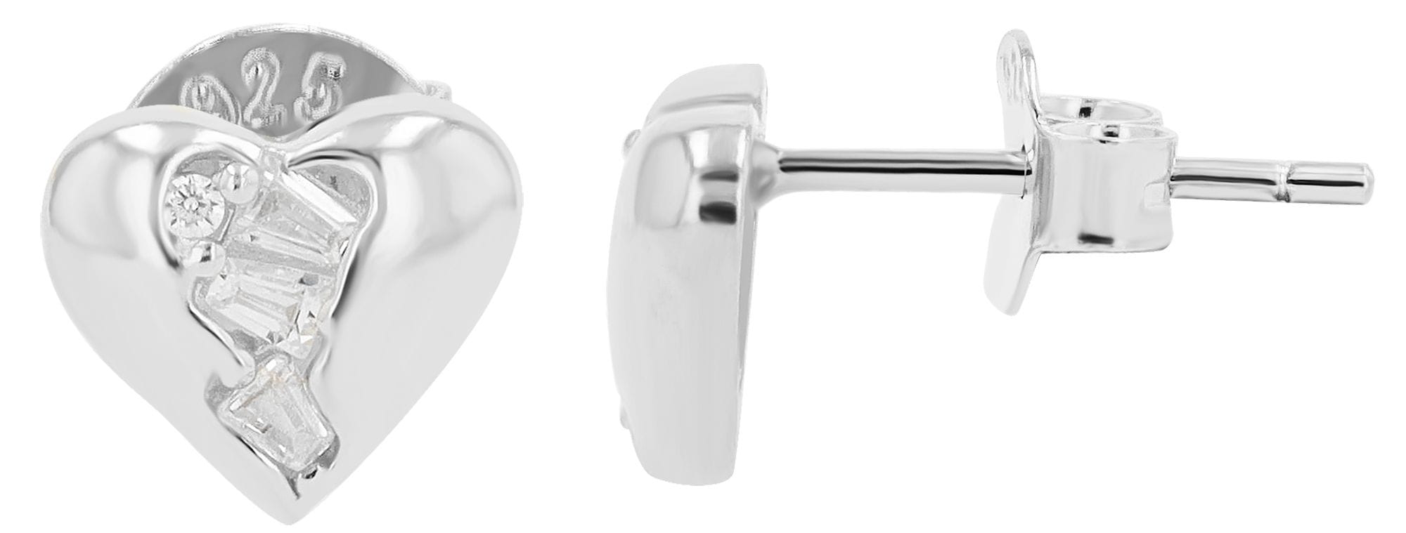 Adelia´s Paar Ohrhänger "Damen Ohrringe – Ohrstecker aus 925 Silber mit Zir günstig online kaufen