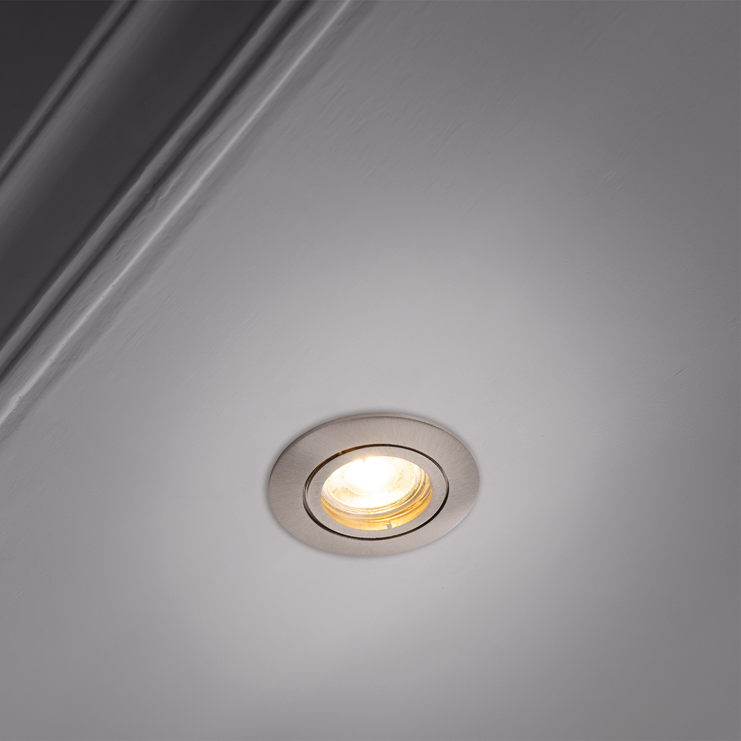 Paco Home Einbauleuchte »Lina«, 1 flammig, Leuchtmittel GU10 | ohne Leuchtmittel, Einbaustrahler Schwenkbar Strahler Spotlight Set GU10