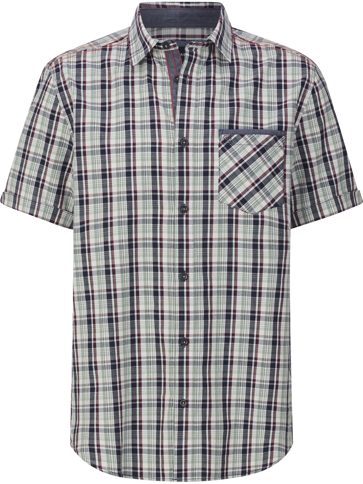 BABISTA FERRIBELLI Short Sleeve Shirt White Check XL 2