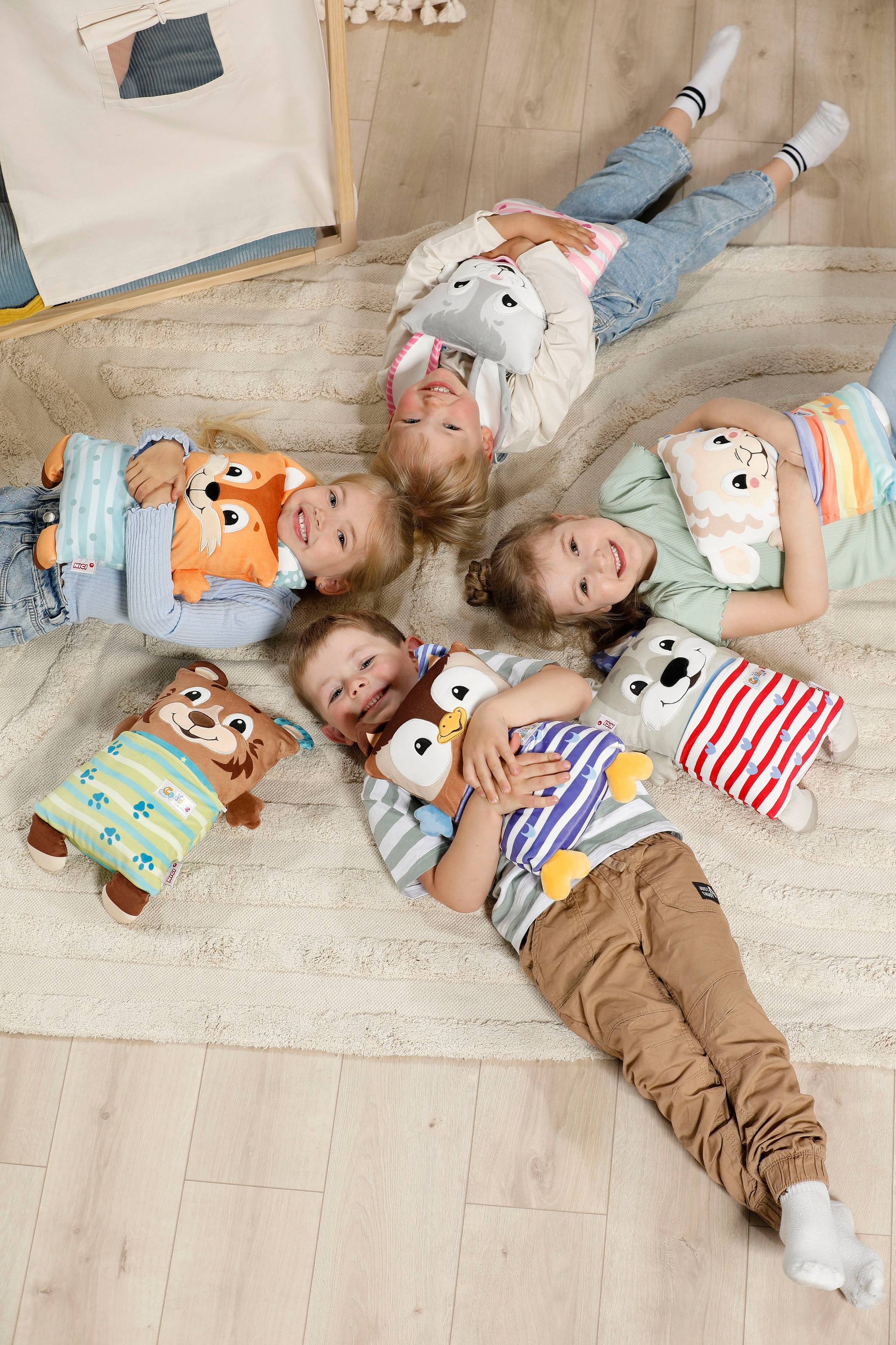 Nici Kuscheltier »Cosidoos, Hund mit Wendefunktion 30x20 cm«, enthält recyceltes Material (Global Recycled Standard)