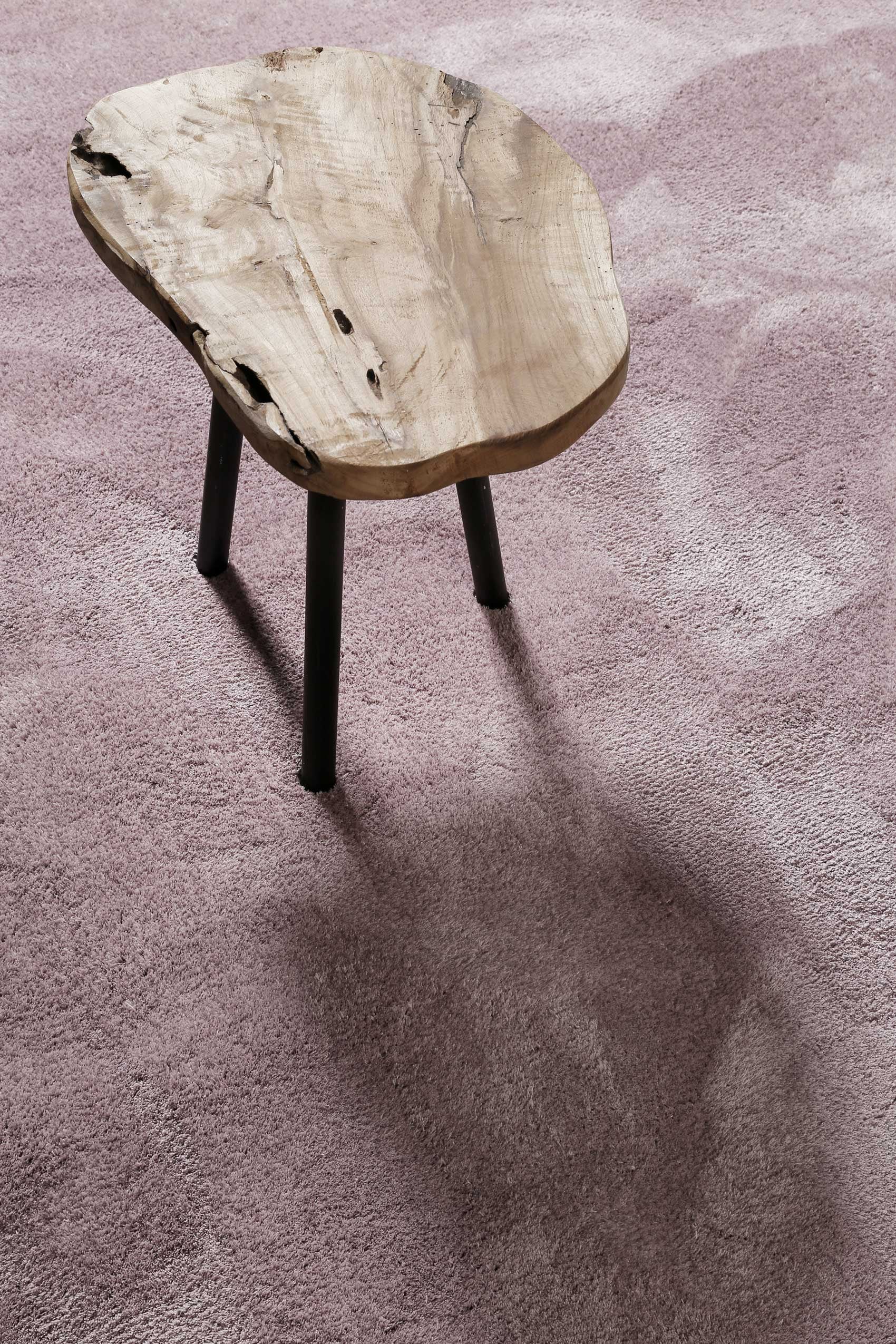 Homie Living Teppich »Sienna«, quadratisch, 20 mm Höhe, Hochflor, Microfaser, uni, weich & kuschelig, Wohnzimmer, Schlafzimmer
