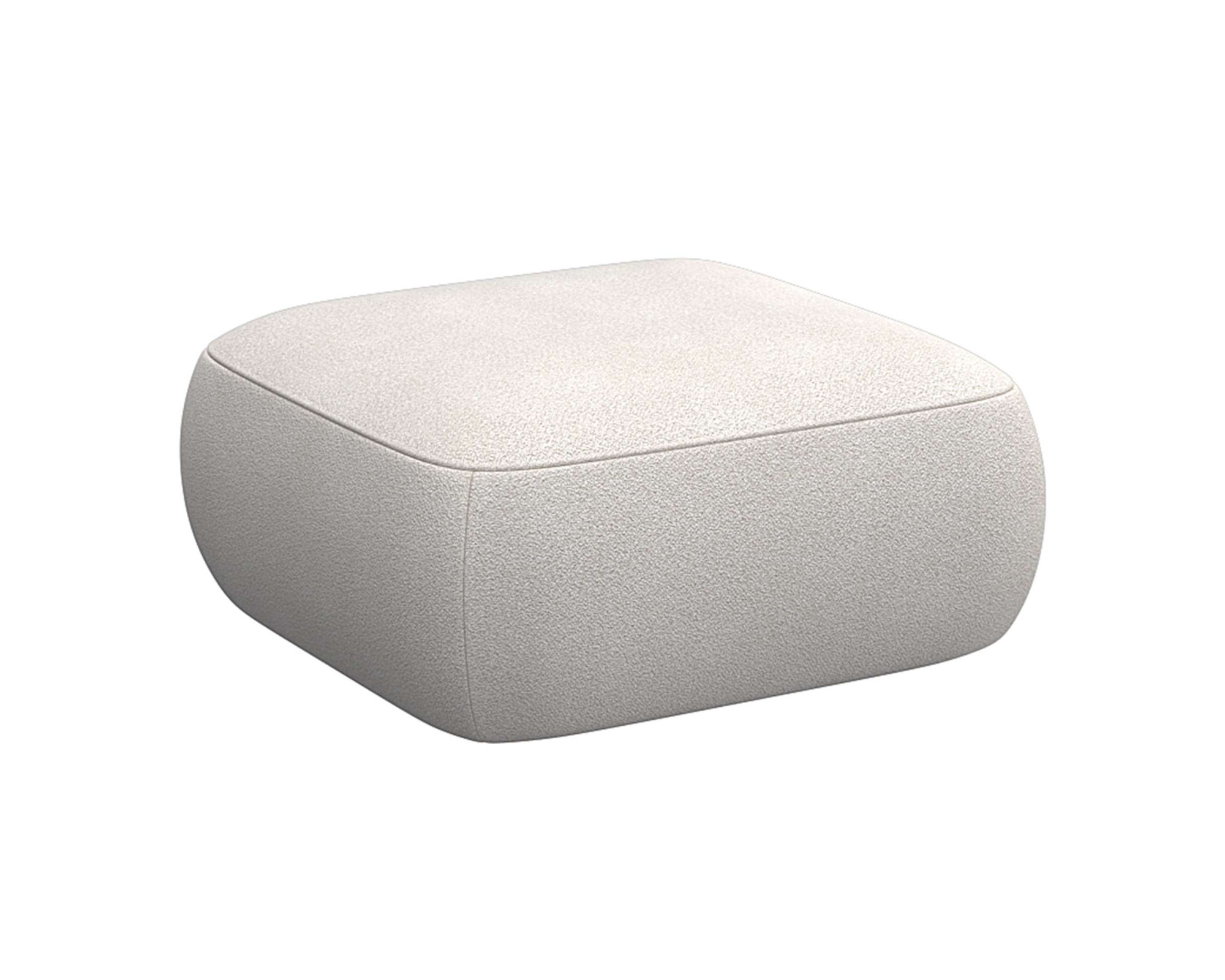 FLEXLUX Pouf "Torino, rund, bodennah, Sitzhocker, Polsterhocker" Modernes, günstig online kaufen