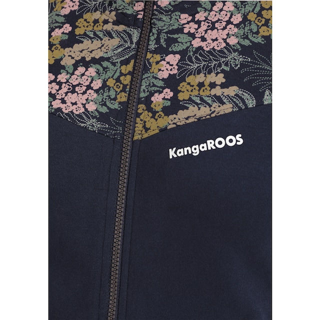 KangaROOS Kapuzensweatjacke, mit Blumen Alloverdruck-NEUE-KOLLEKTION kaufen  | BAUR