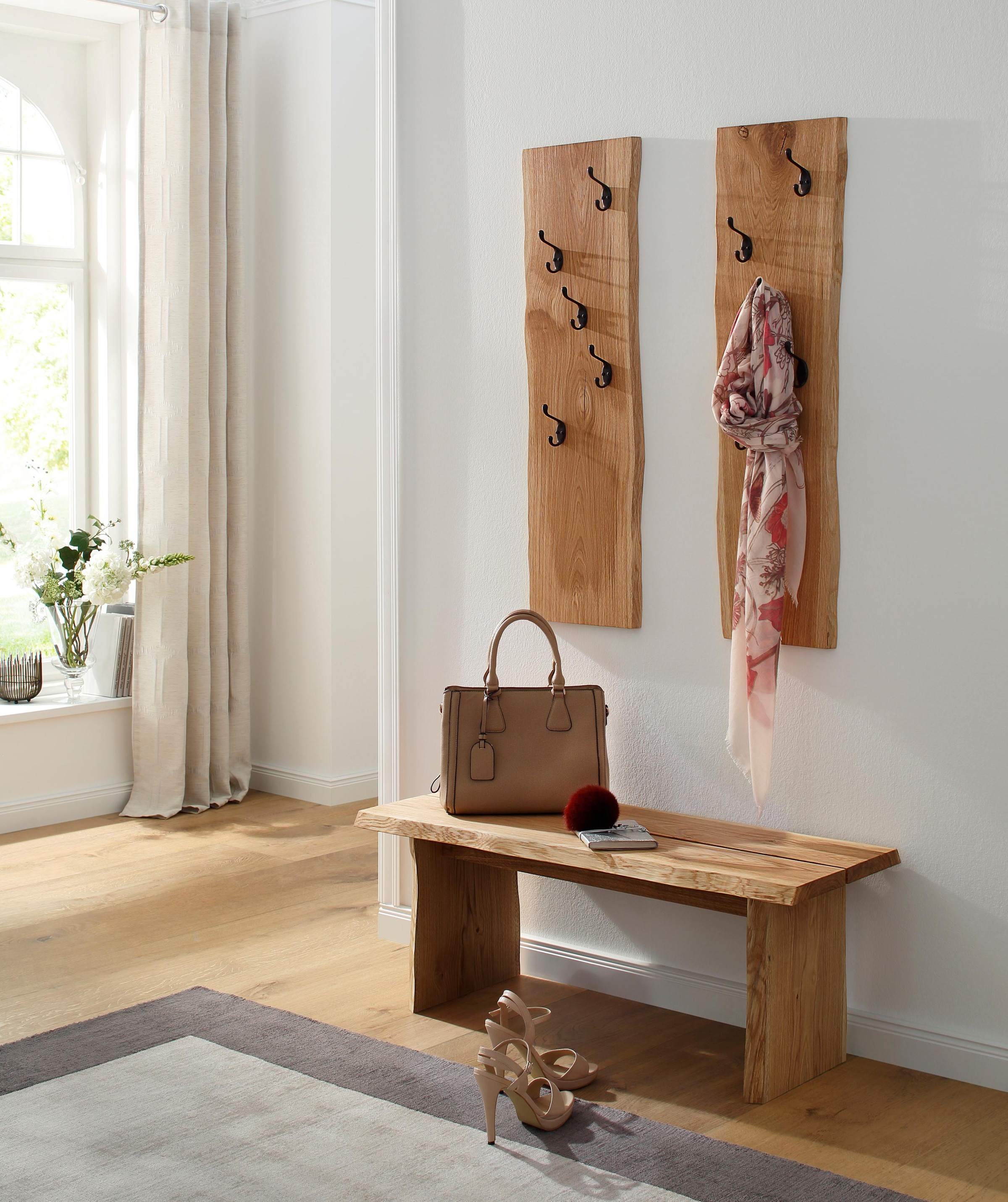 Home affaire Garderobenpaneel "Brodi" Maße pro Paneel (B/T/H): 25/2/90 cm, günstig online kaufen