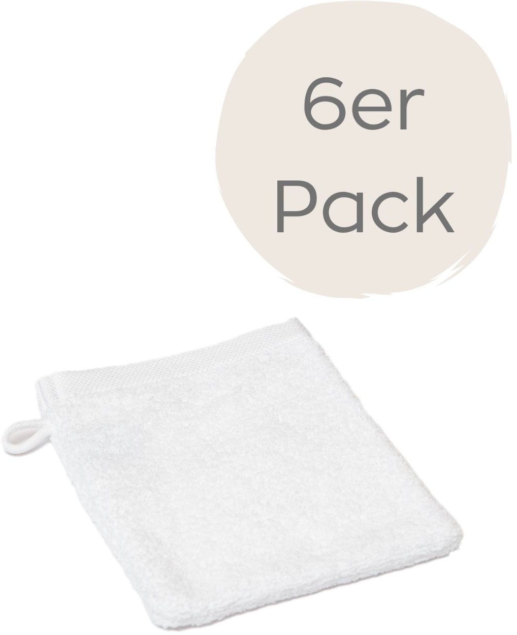Wewo fashion Waschhandschuh "9517W" saugstark günstig online kaufen
