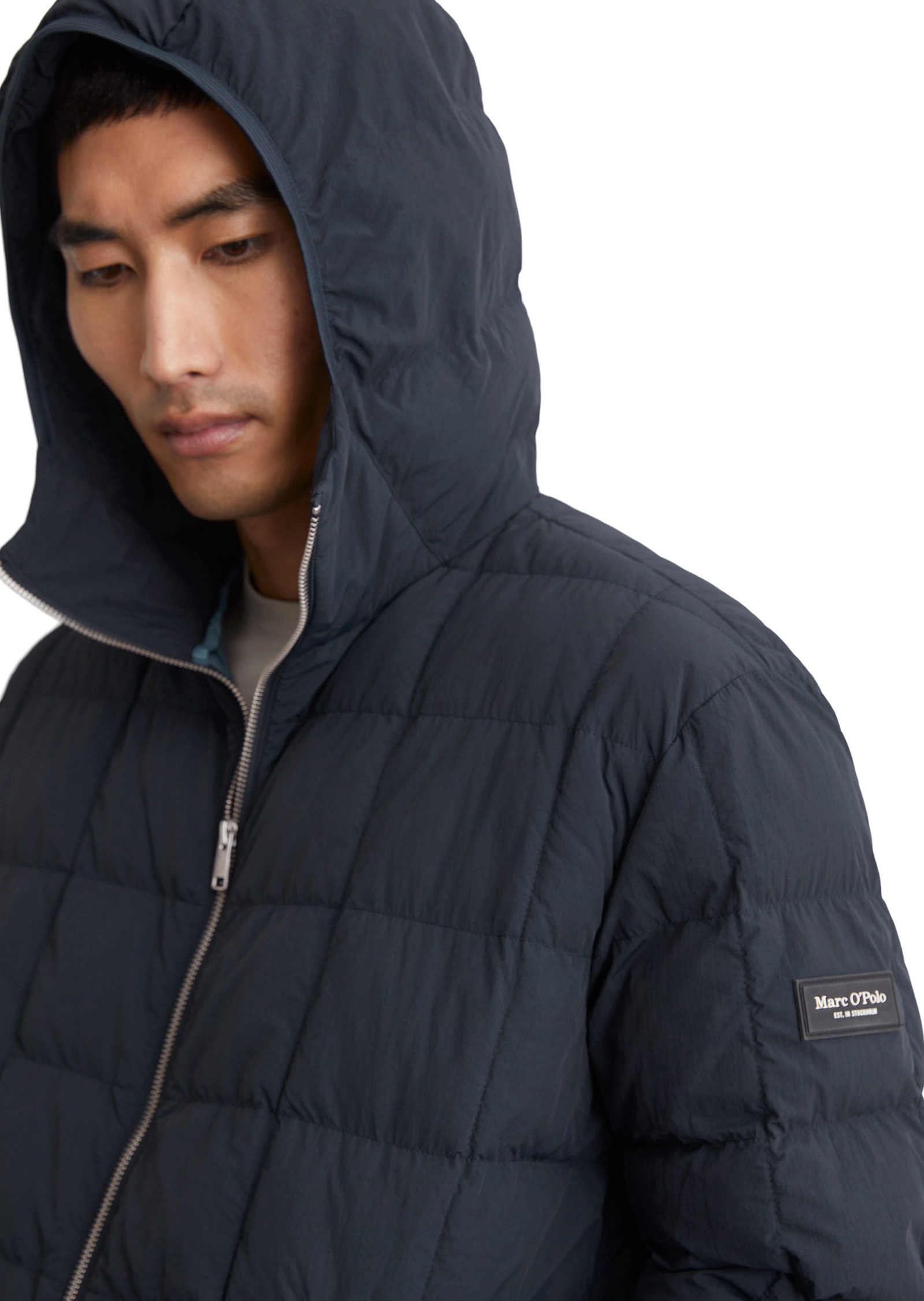 Marc O'Polo Outdoorjacke »aus wasserabweisendem, recyceltem Material«