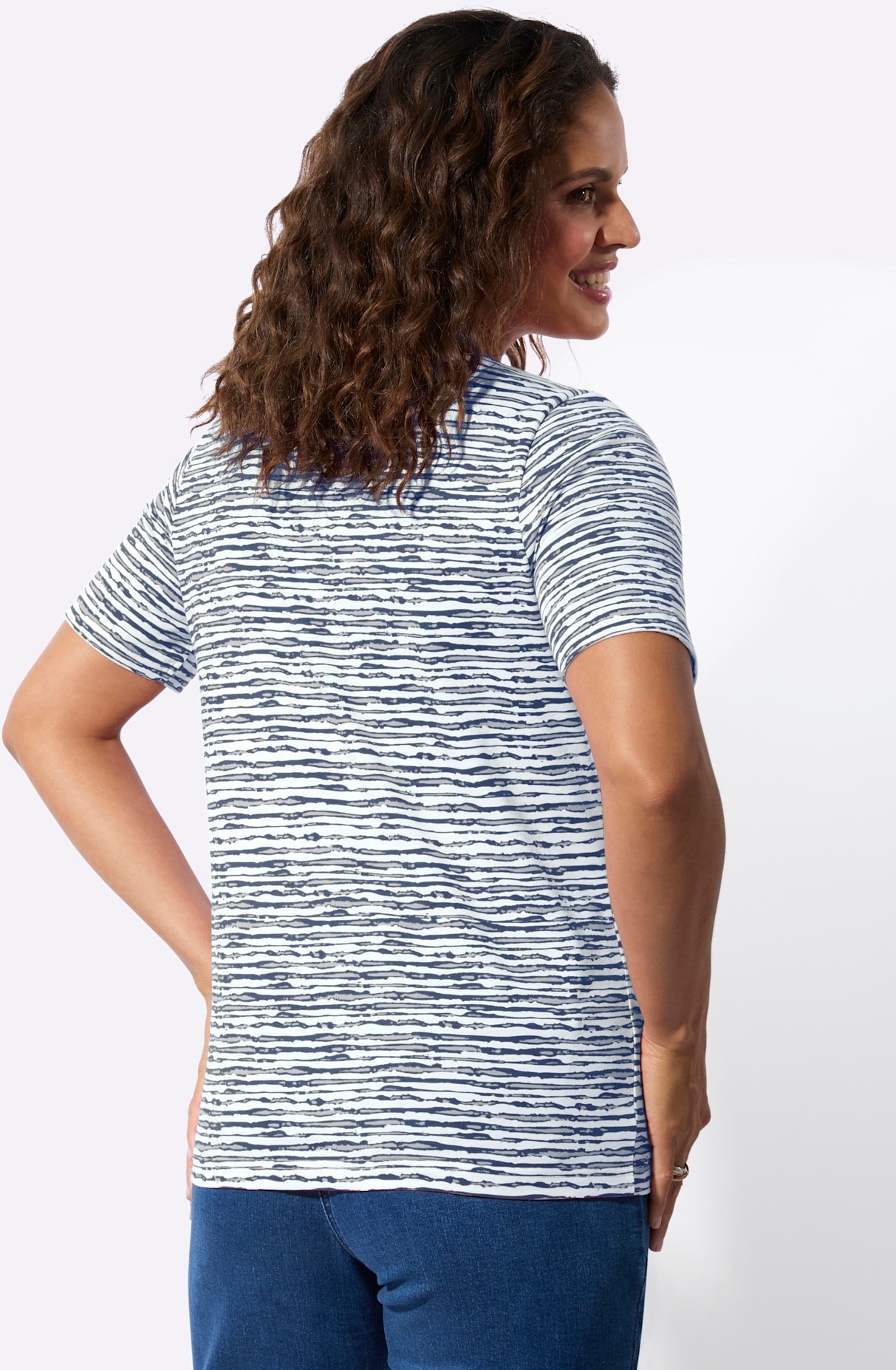 Casual Looks Kurzarmshirt »Rundhals-Shirt« 1 tlg.