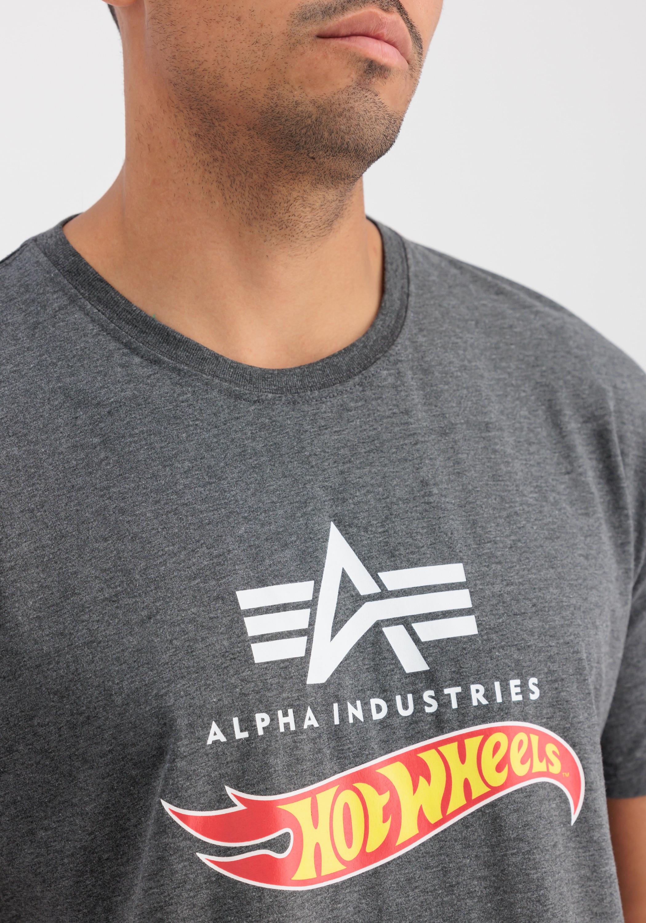 Alpha Industries Longsleeve »Alpha Industries Men - T-Shirts Hot Wheels Flag T-Shirt«