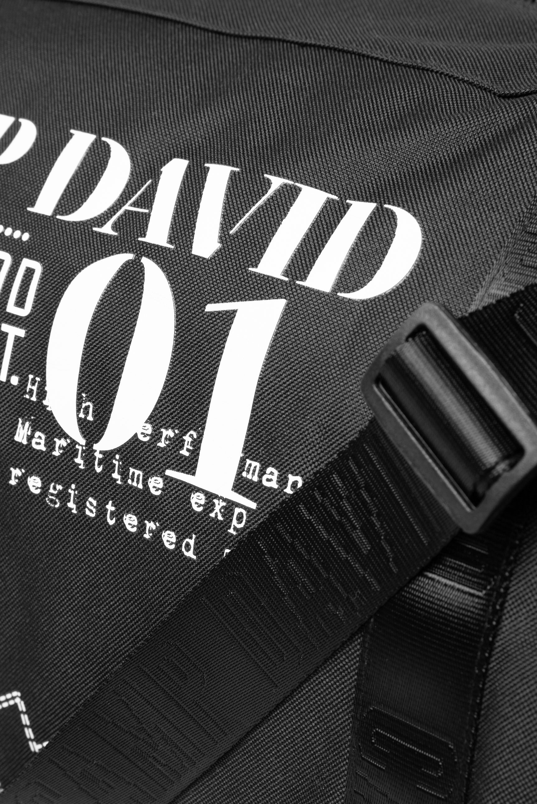 Sporttasche CAMP DAVID, Gr. B/H/T: 60cm x 31cm x 31cm, schwarz, Polyester, bedruckt, Taschen Sporttasche, mit abnehmbarem Schulterriemen 3