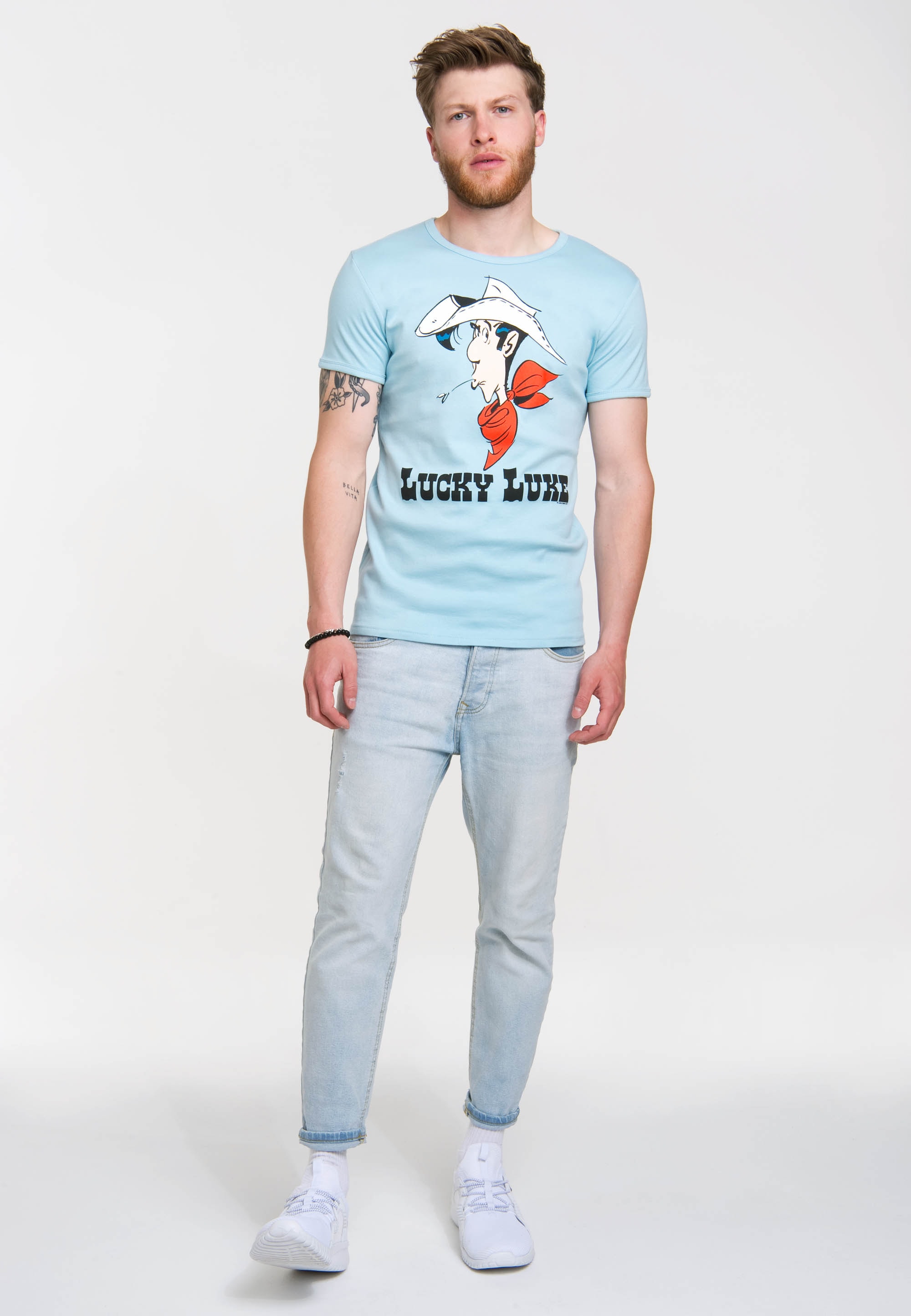 LOGOSHIRT T-Shirt "Lucky Luke Portrait", mit Lucky Luke-Print günstig online kaufen