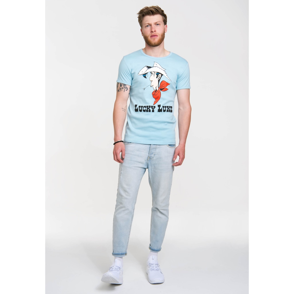 LOGOSHIRT T-Shirt »Lucky Luke Portrait«, mit Lucky Luke-Print