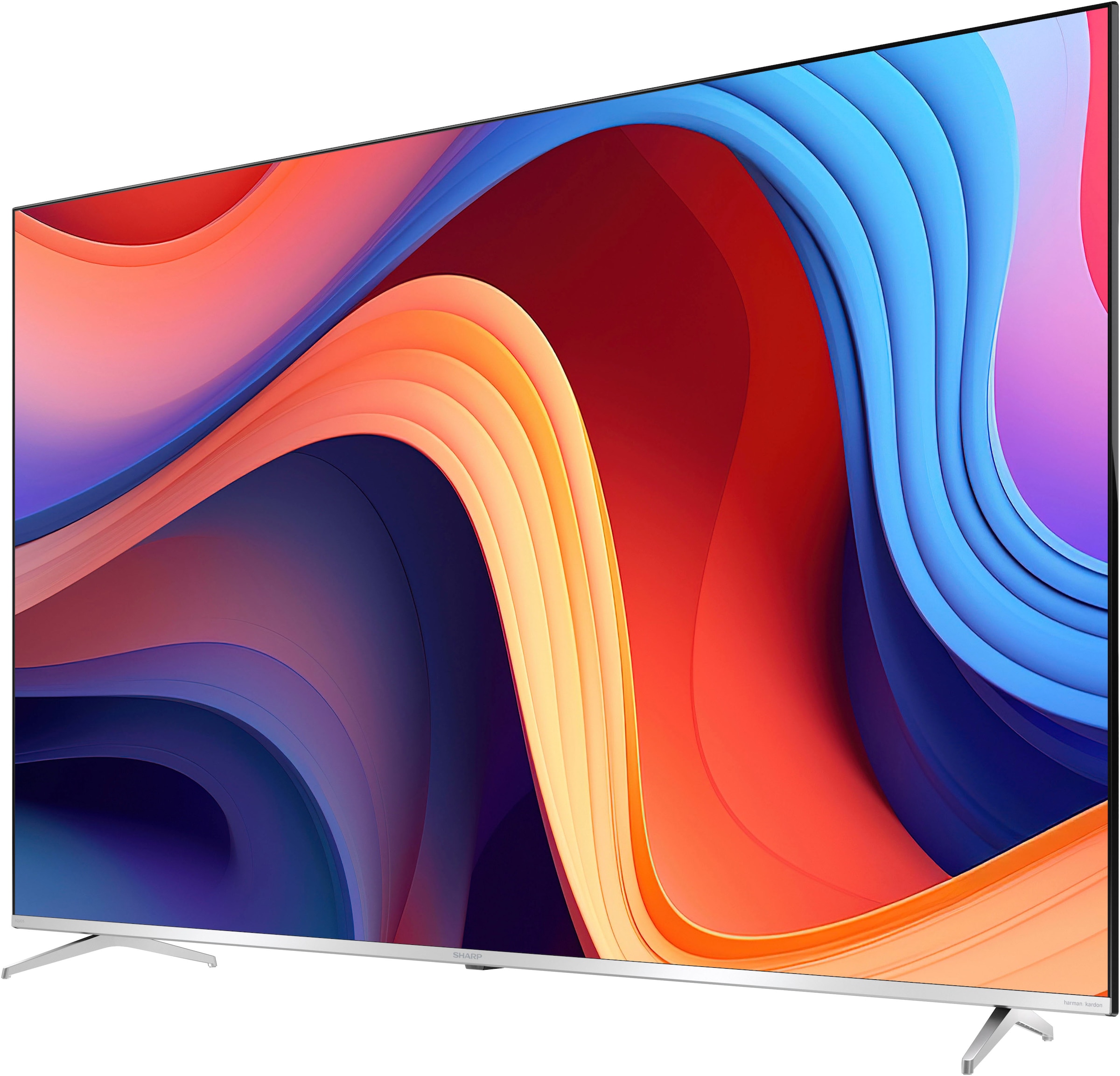 Sharp QLED-Fernseher »4T-C70GPx«, 4K Ultra HD, Google TV-Smart-TV