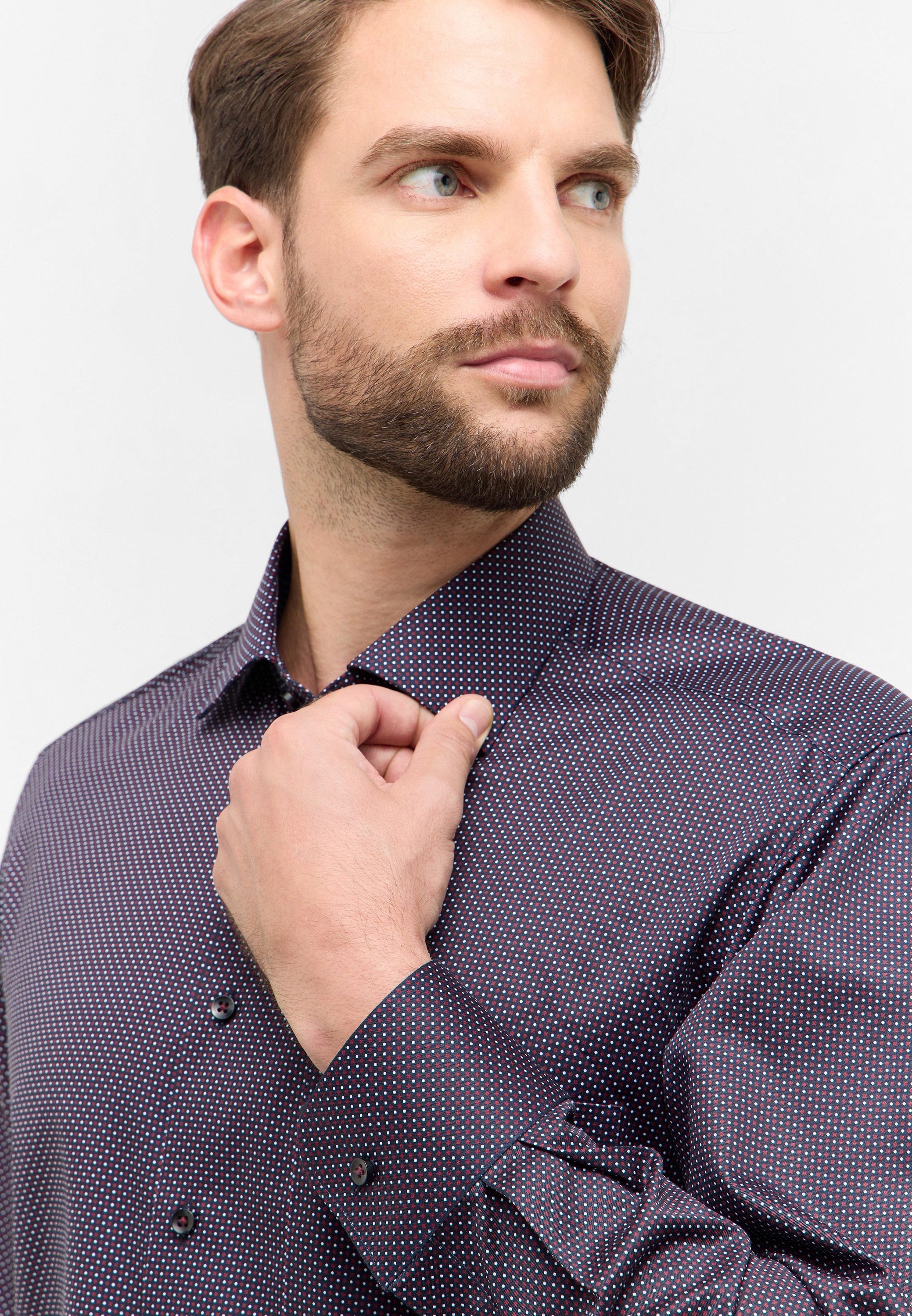 Thumbnail - Eterna Langarmhemd "COMFORT FIT" NON IRON (bügelfrei)