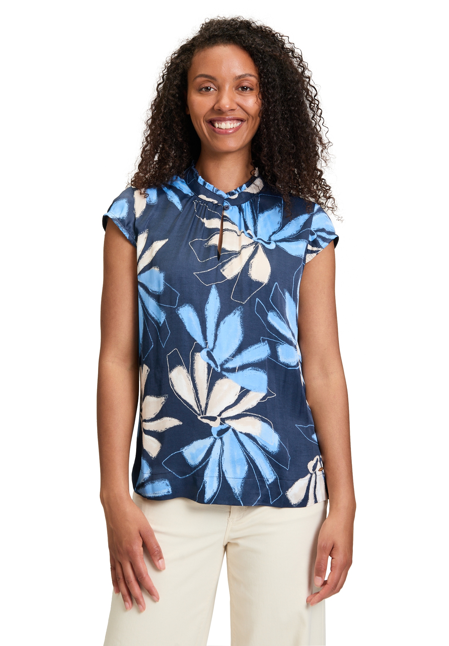 Betty&Co Schlupfbluse "Betty & Co Schlupfbluse kurzarm" günstig online kaufen