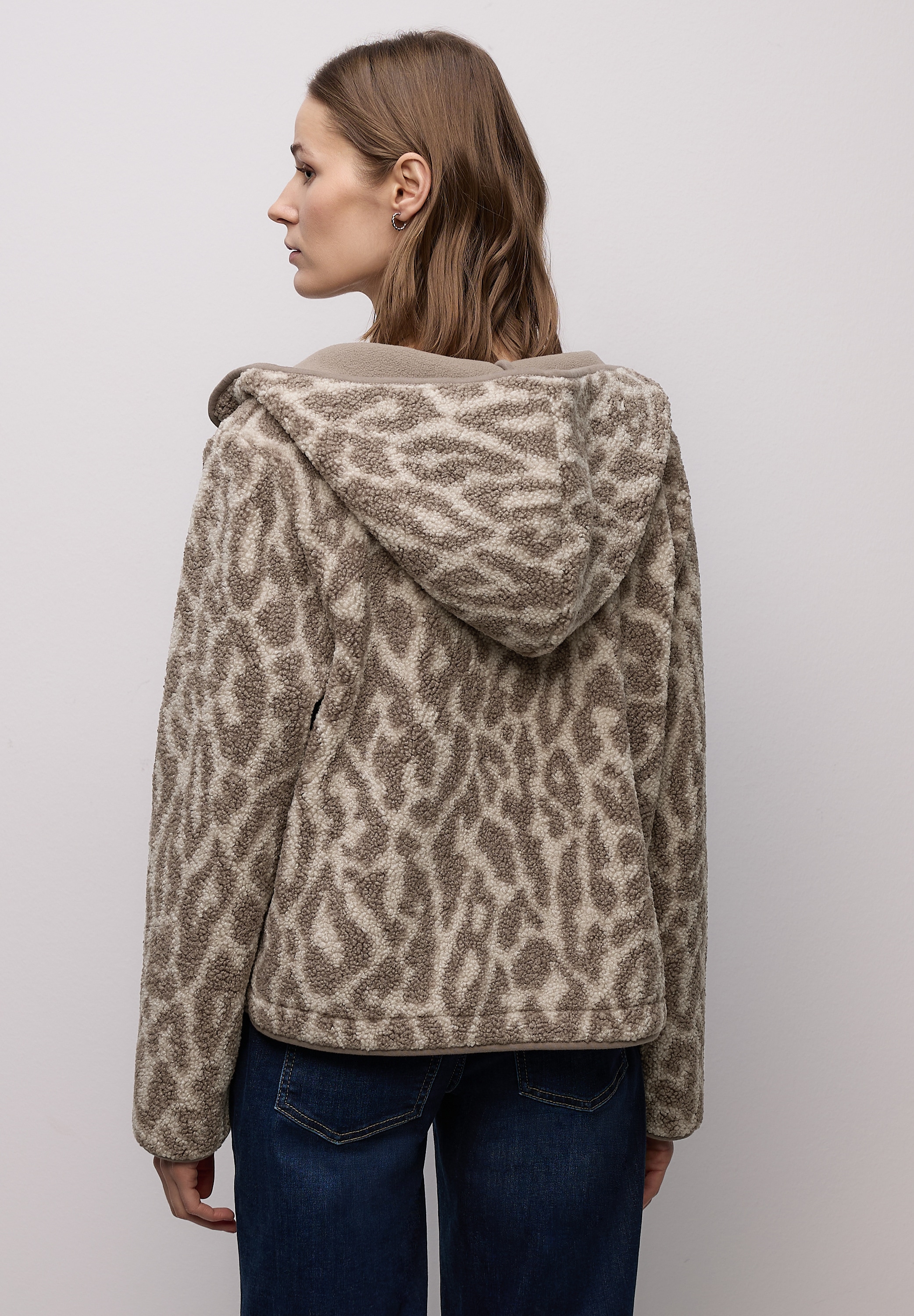 STREET ONE Cardigan mit Leoprint