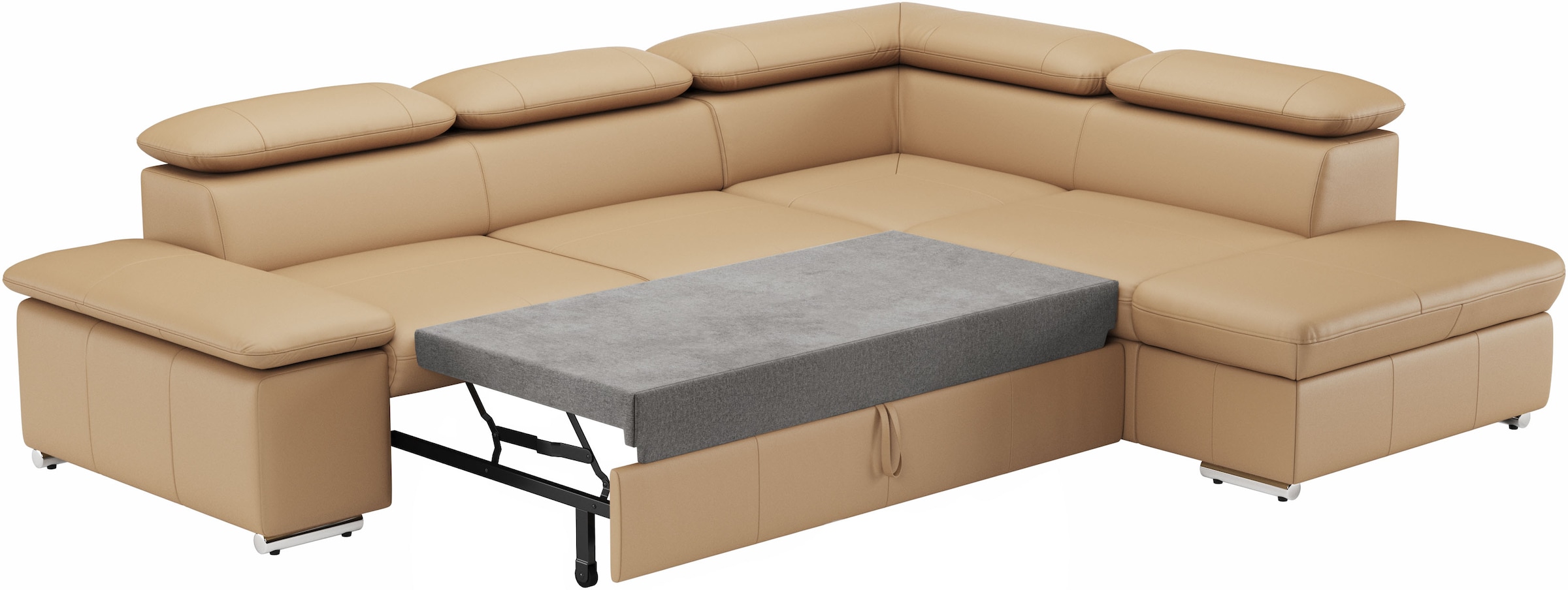 Ecksofa Valantine V, wahlweise mit Bettfunktion