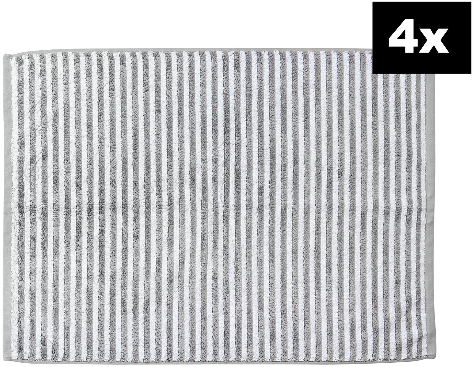 done. Badematte "DAILY SHAPES Stripes 4er-Set" Höhe 5 mm fußbodenheizungsge günstig online kaufen