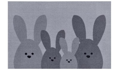 Fußmatte »Bunny Family«, rechteckig