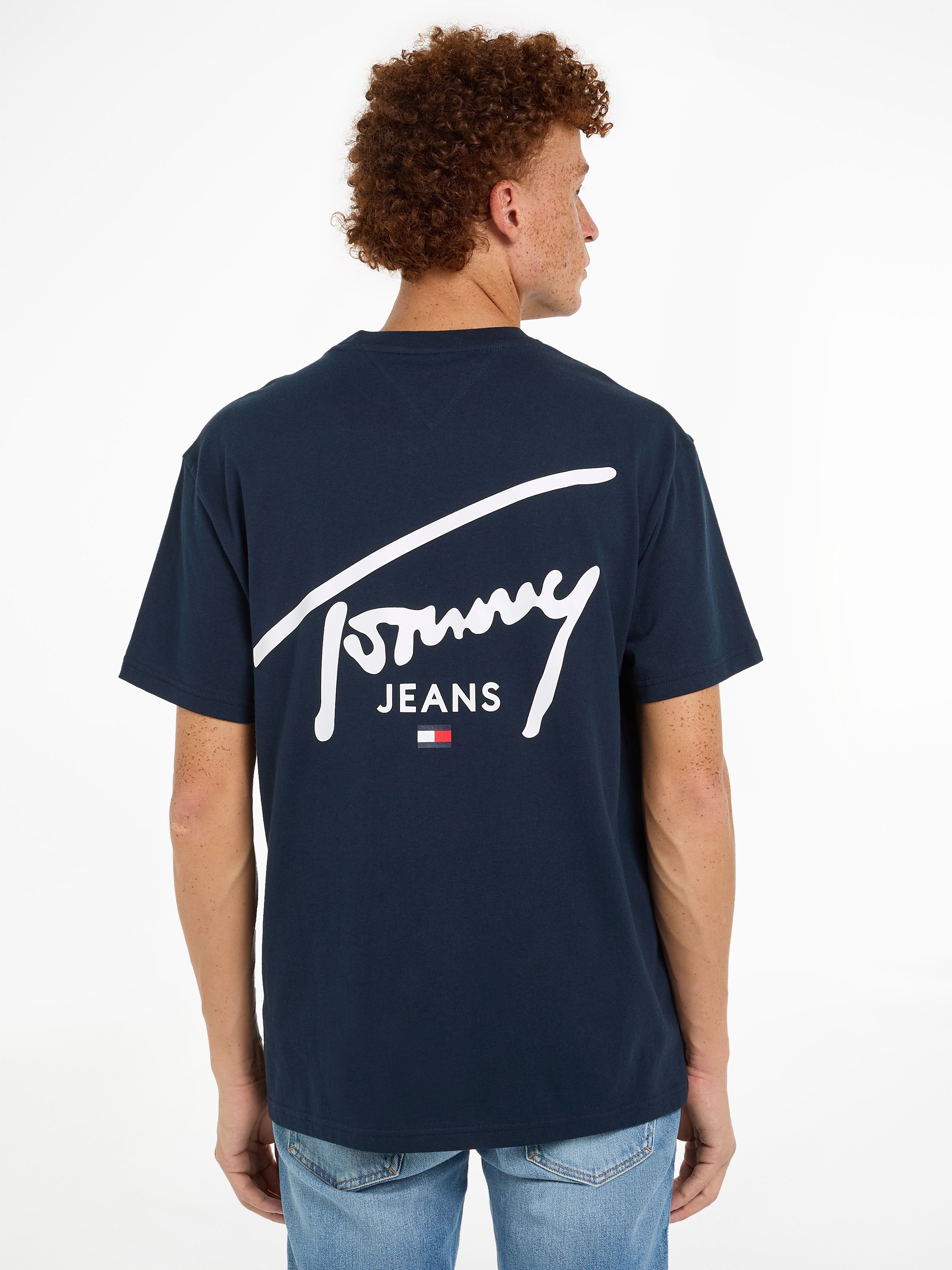 Tommy Jeans T Shirt TJM REG SIGNATURE PRINT TEE EXT fur BAUR