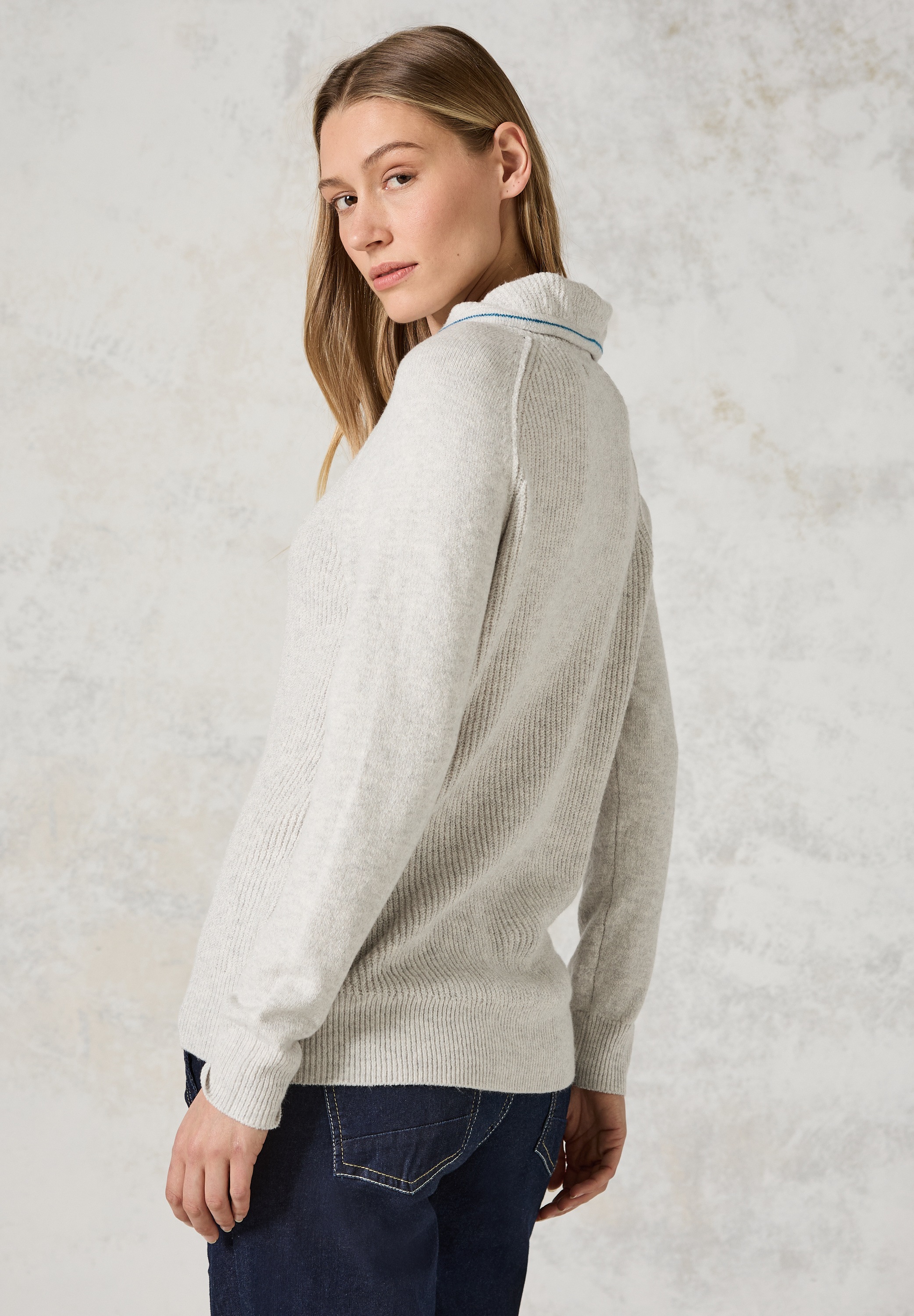 Cecil Rollkragenpullover, mit Kragen