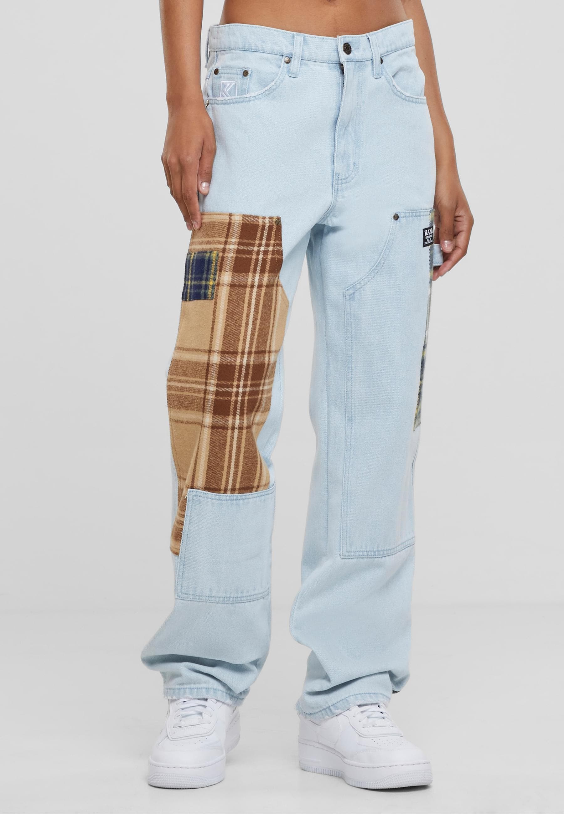 Karl Kani Bequeme Jeans »Karl Kani Herren KK Retro Patchwork Carpenter Pants«