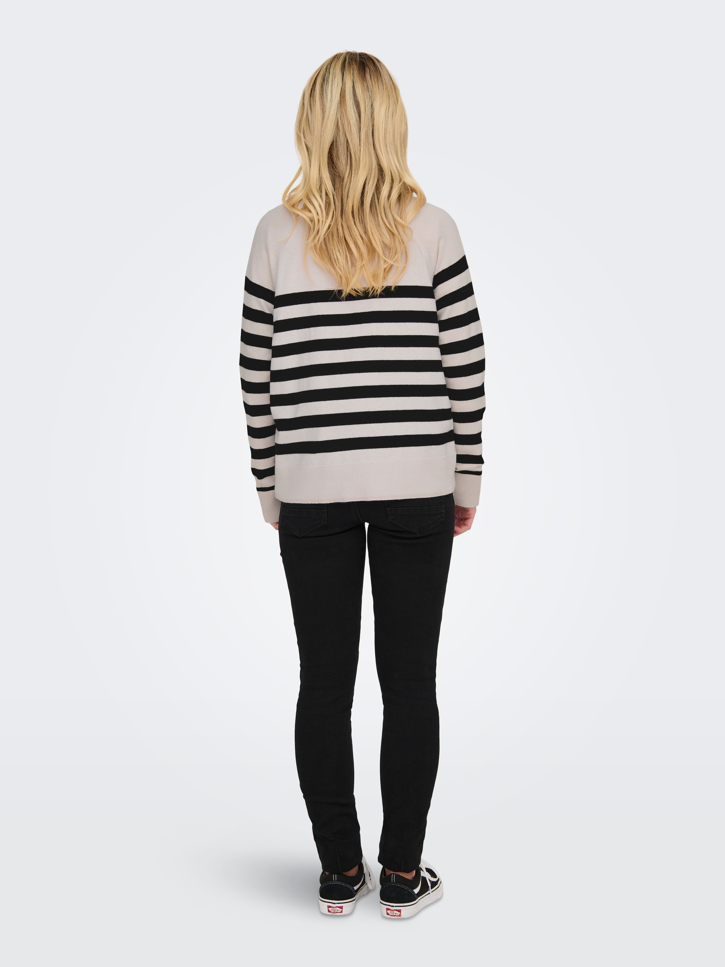 ONLY Rundhalspullover »ONLAMA LIFE LS RAGLAN O-NECK CC KNT«