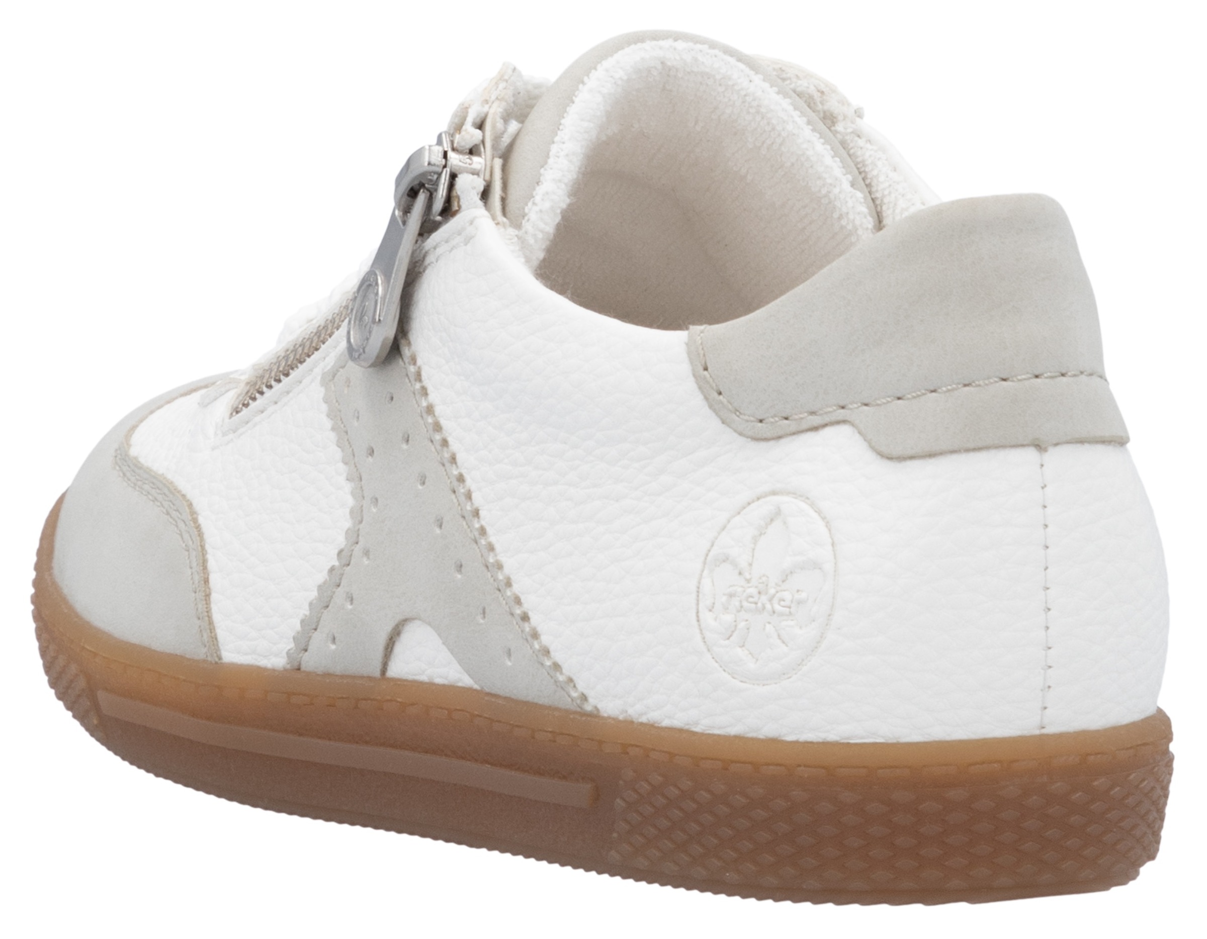 Rieker Sneaker, Halbschuh, Freizeitschuh, Schnürschuh mit Reißverschluss günstig online kaufen