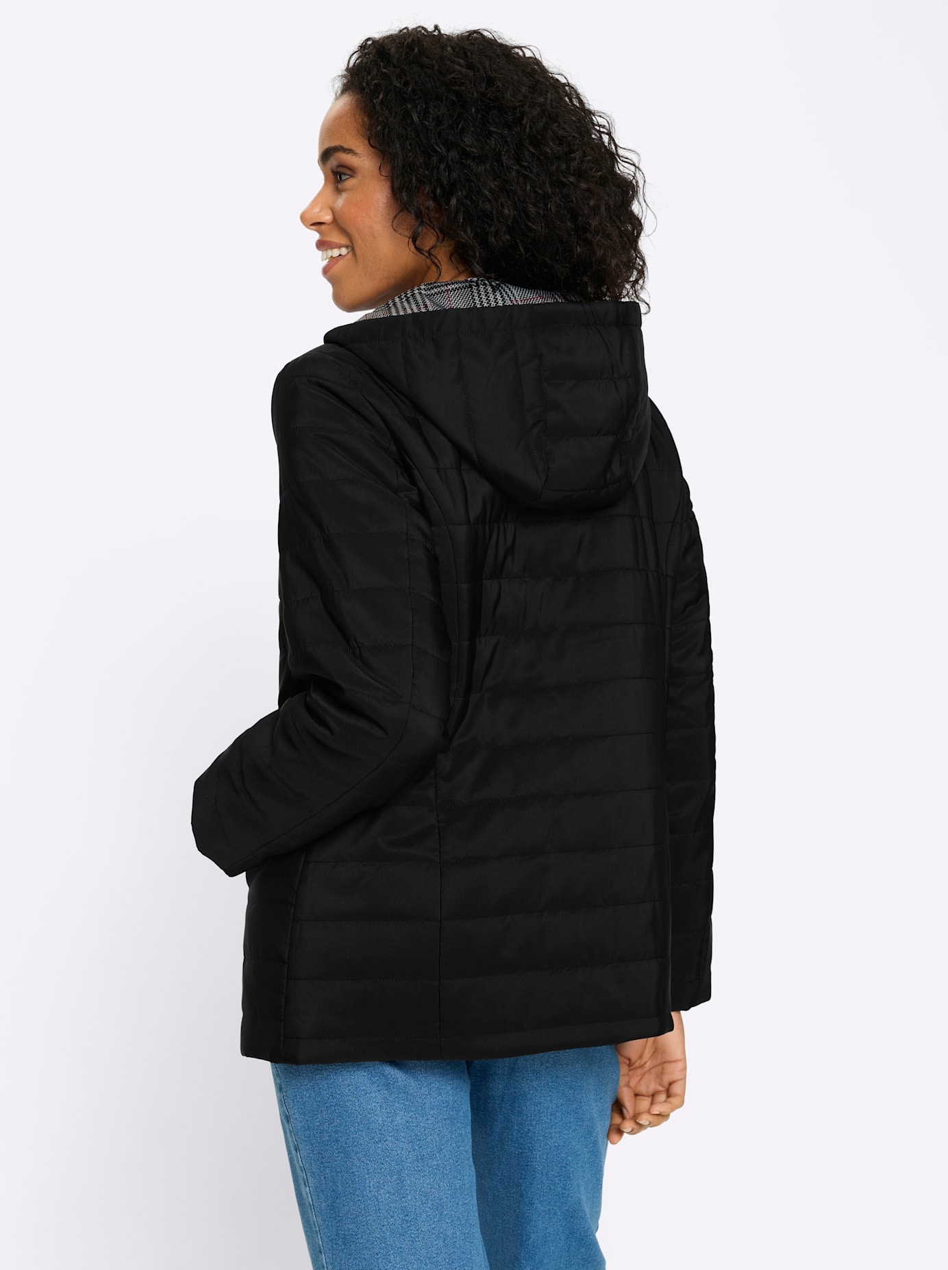 Classic Basics Steppjacke mit Kapuze