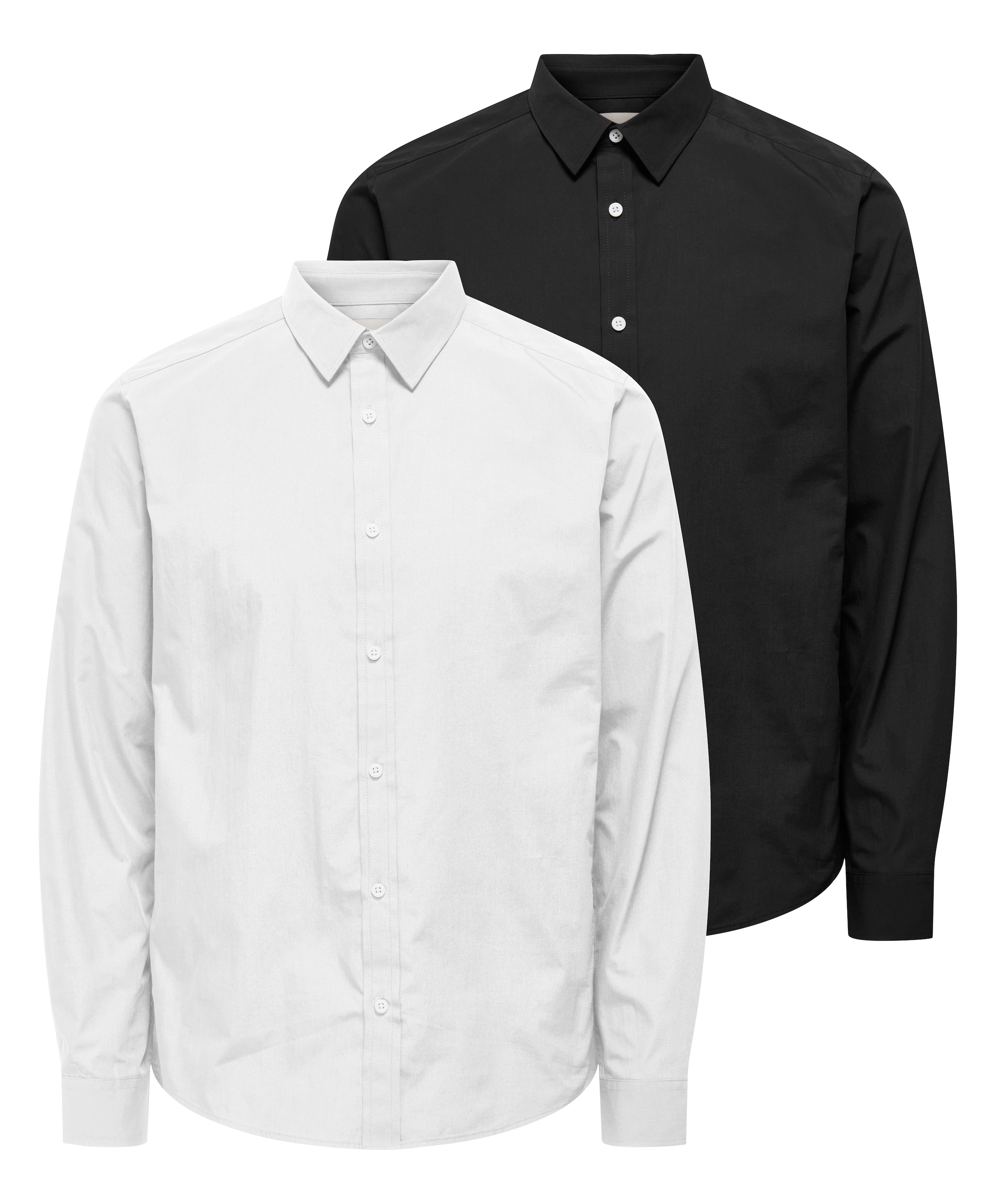ONLY & SONS Langarmhemd "ONSFLORIAN LIFE LS POPLIN SHIRT 2- PACK", 2 Stk. günstig online kaufen