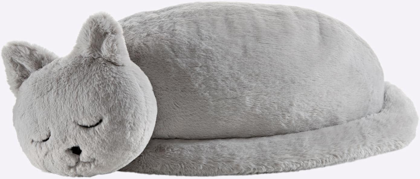 Kopfkissen HEINE HOME, grau, B:60cm, 100% Polyester, Kopfkissen
