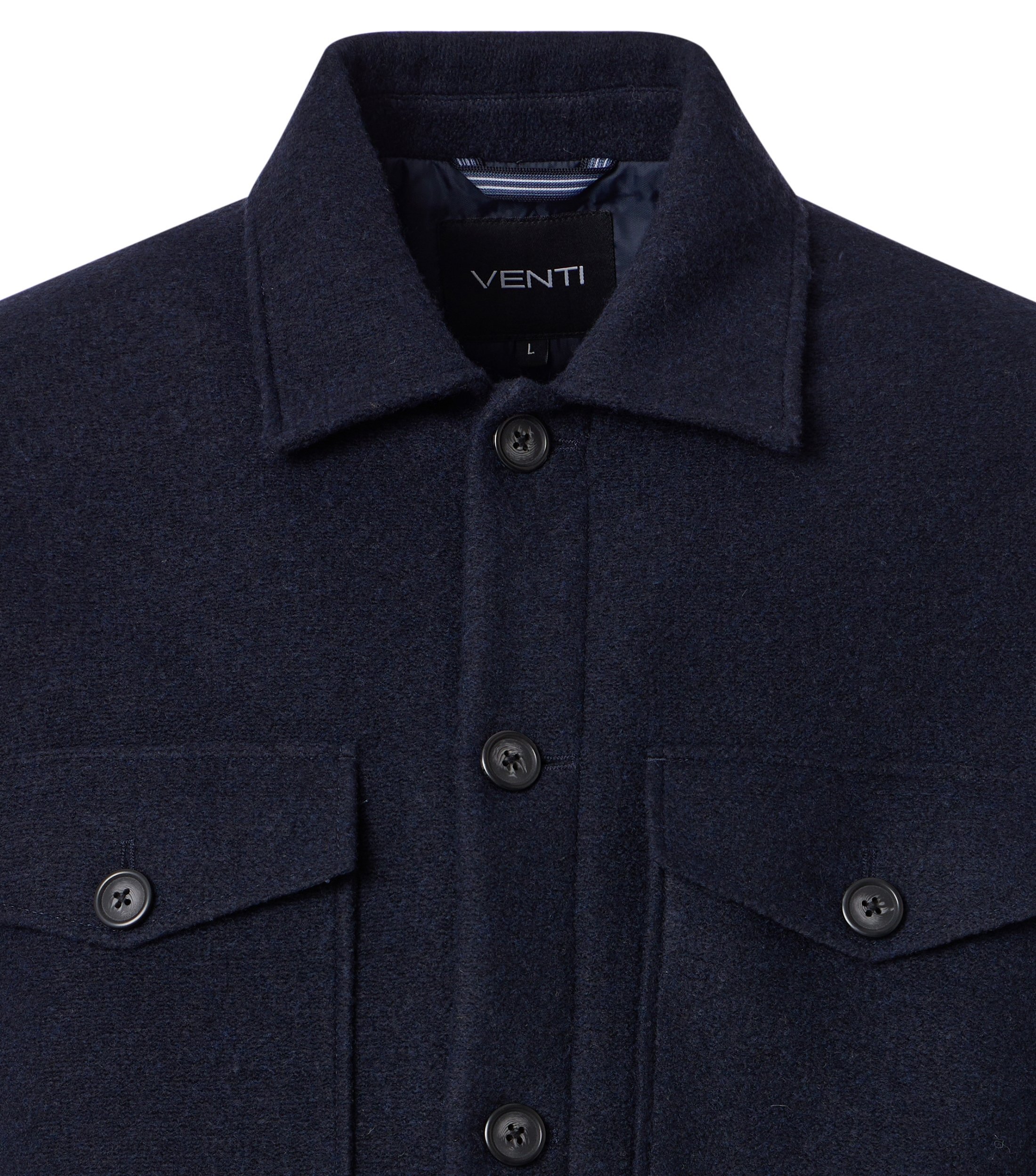 Thumbnail - VENTI Langarmhemd "VENTI Hemdjacke uni"