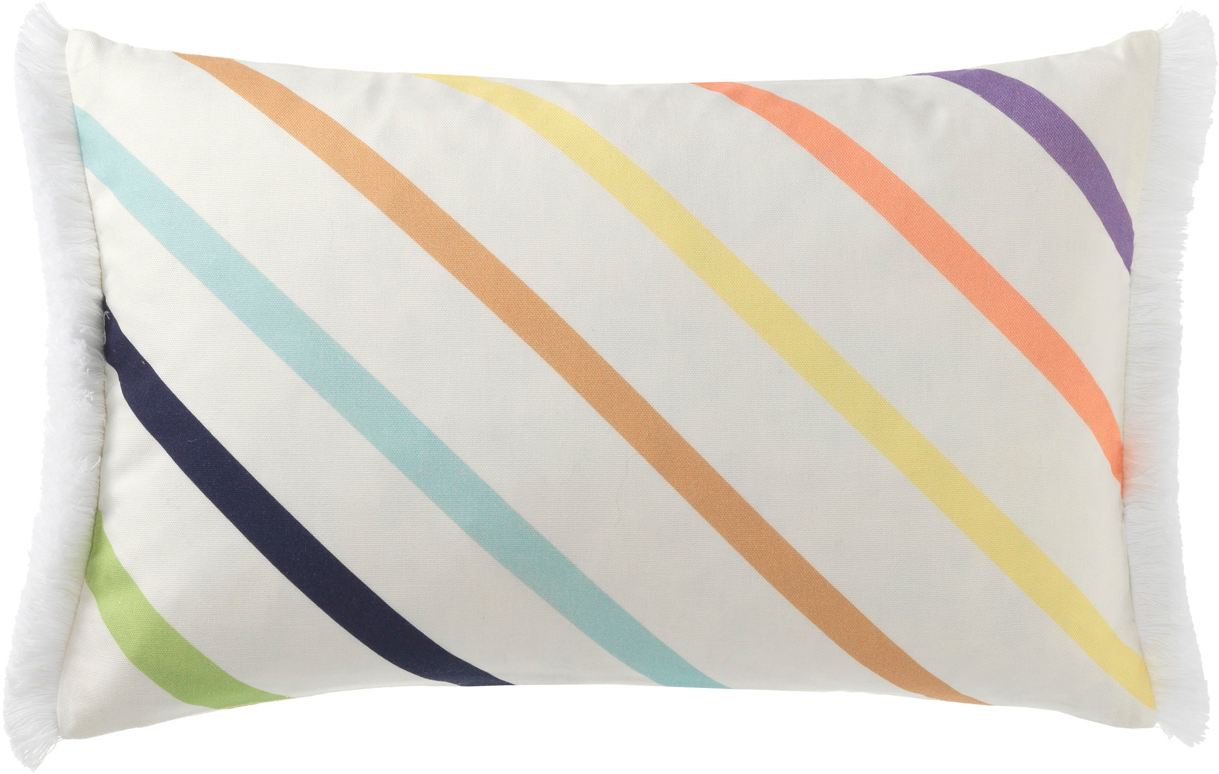 TOM TAILOR HOME Kissenbezüge "Fringed Diagonal" mit seitlichen Fransen günstig online kaufen
