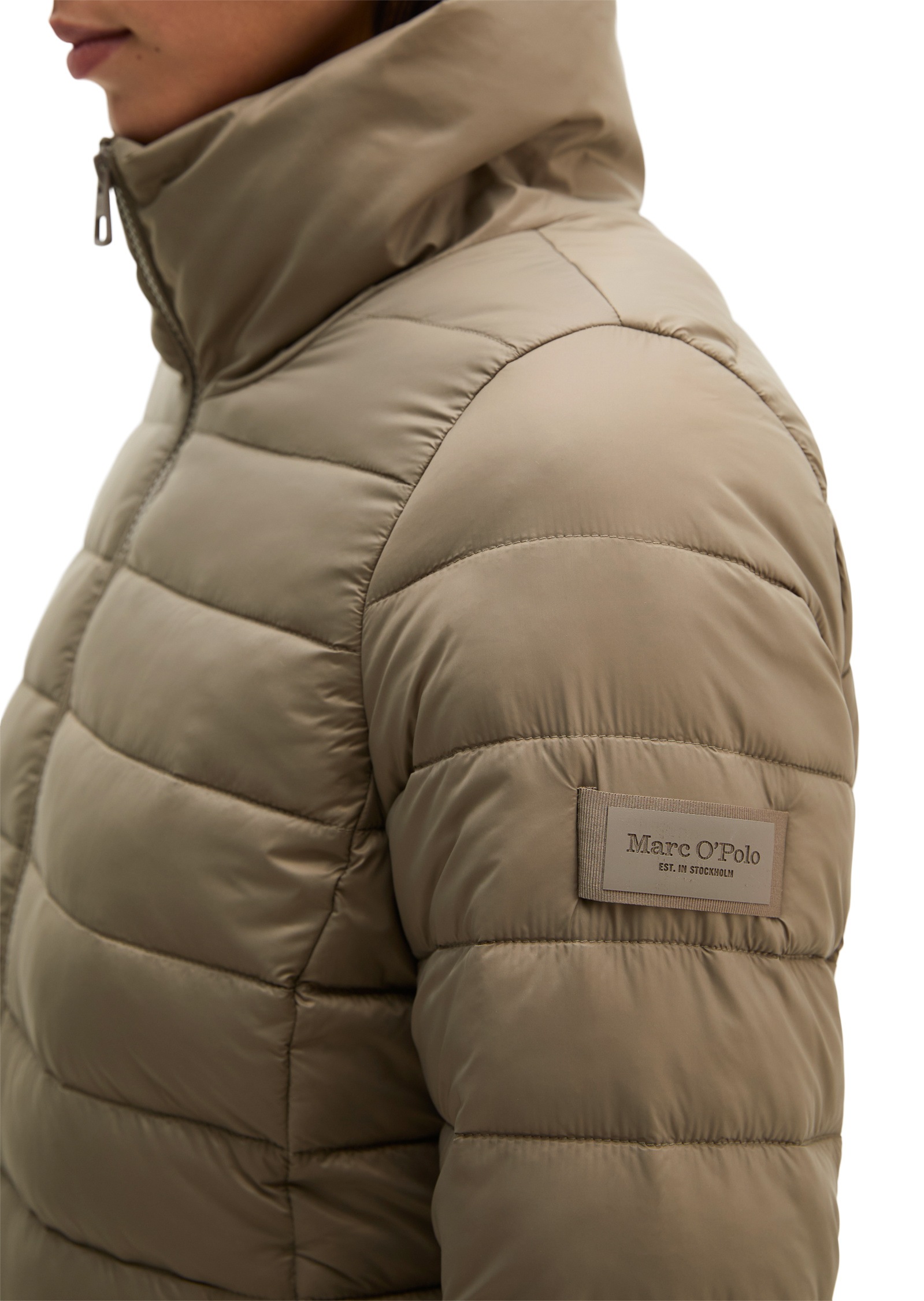 Marc O'Polo Outdoorjacke »mit recycelten Materialien« ohne Kapuze